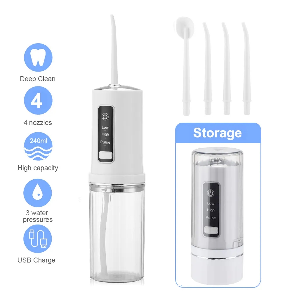 Portable Waterproof Flosser Tooth Cleaner 31