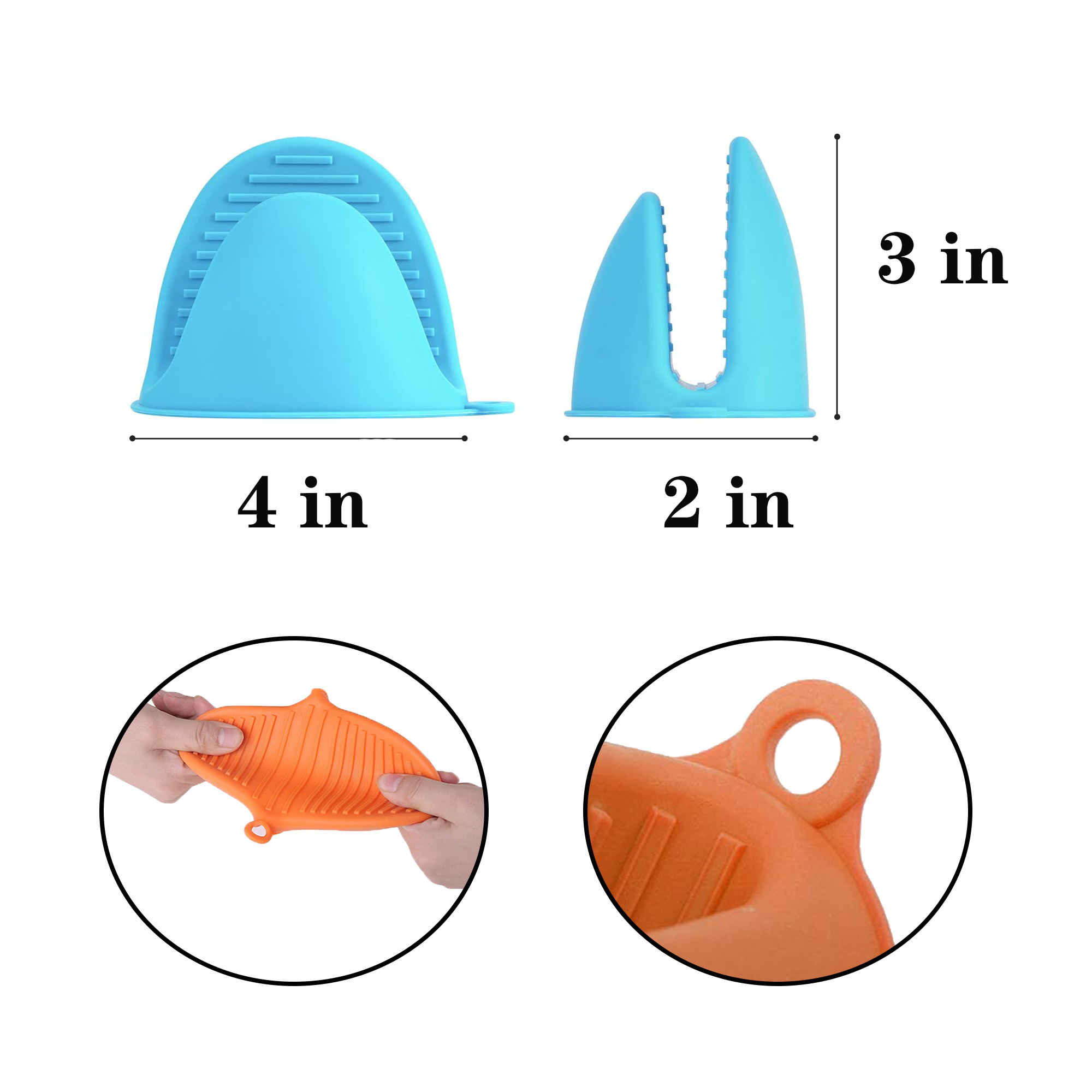 Kitchen Oven Heat-resistant Silicone Clip 11