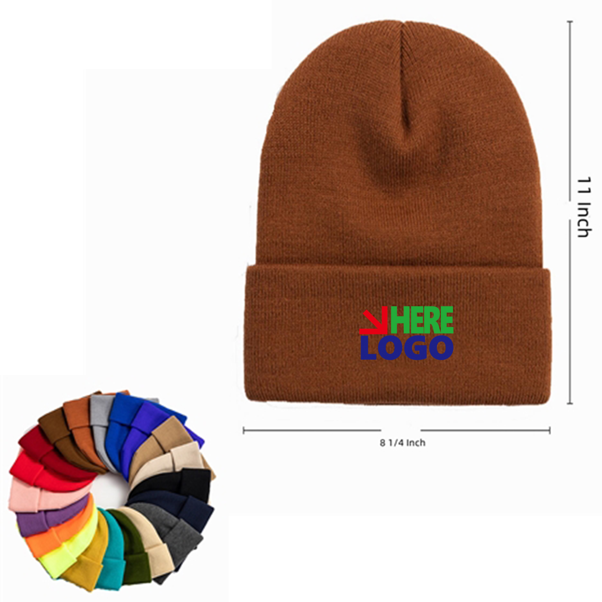 Durable Pom Knitted Acrylic Hat
