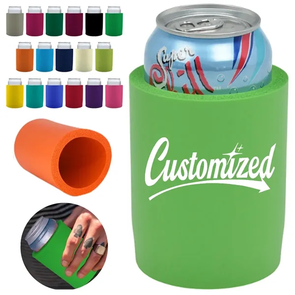 Custom 12 oz NBR Foam Can Cooler — High-Impact Full-Color Beverage Promo