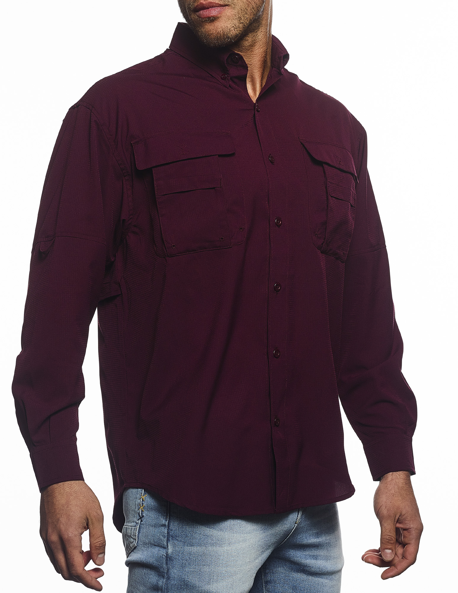 Men's Long Sleeve Fishing Shirt 23