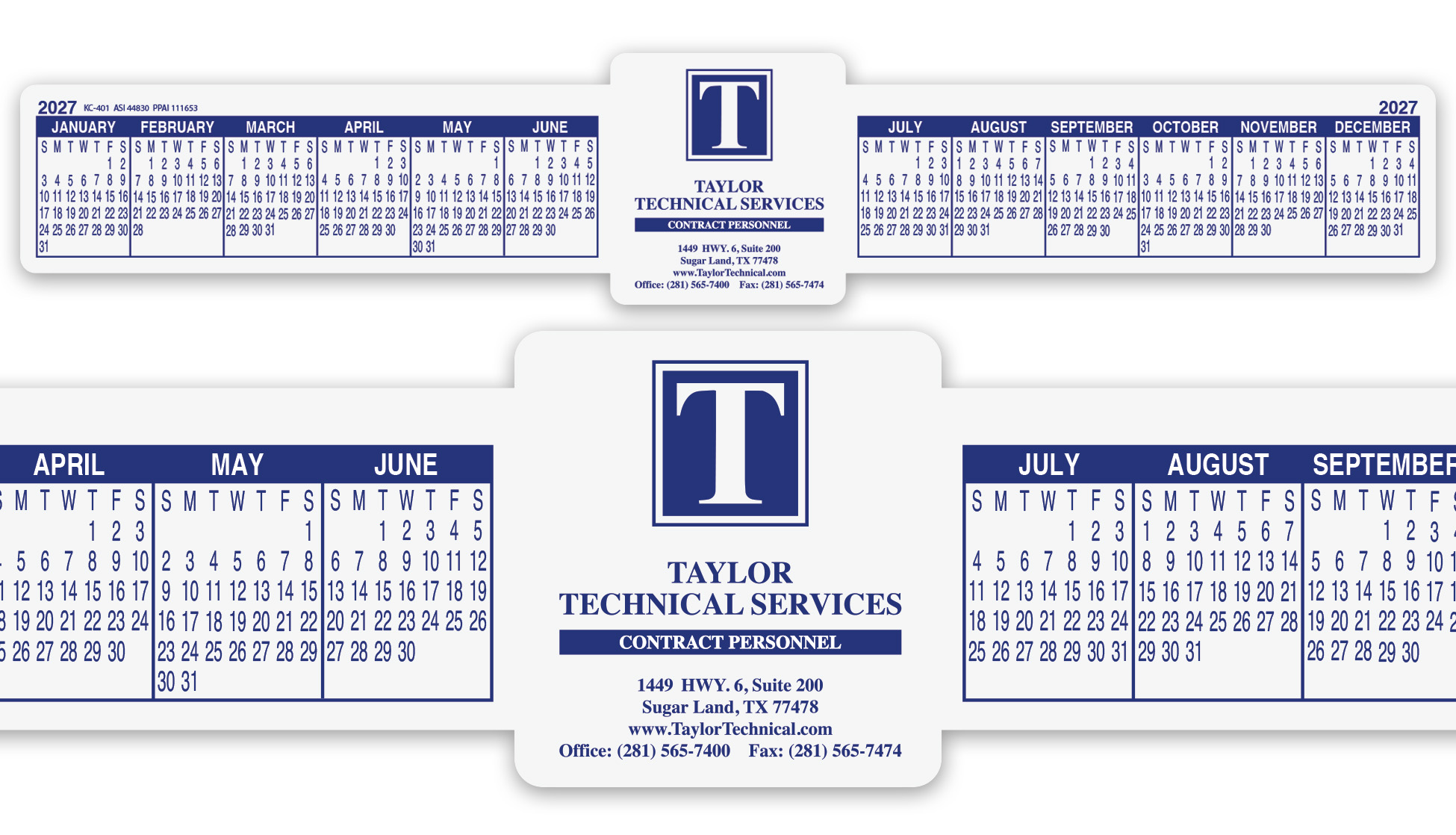 Keyboard/Monitor Calendar