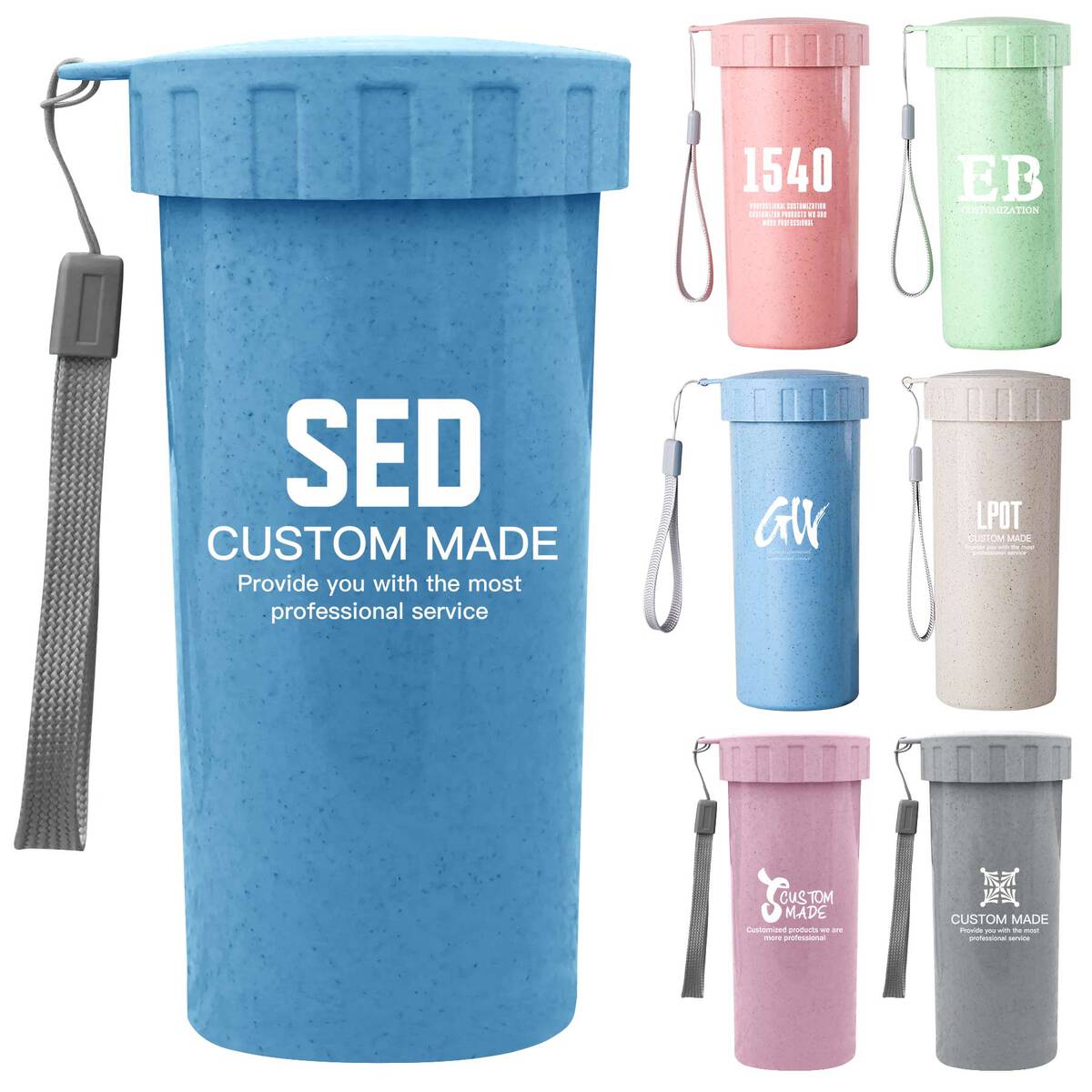 Wheat Straw Advertising Cup