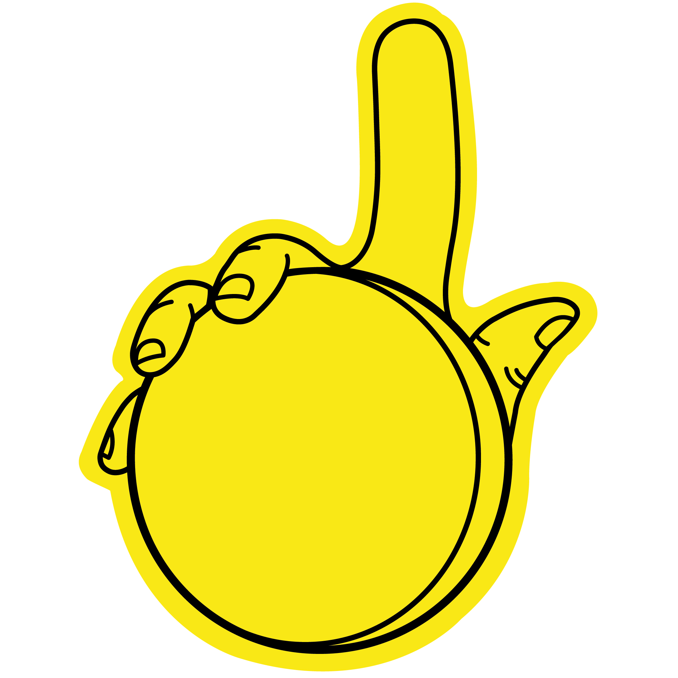 Foam Hockey Puck Hand 71