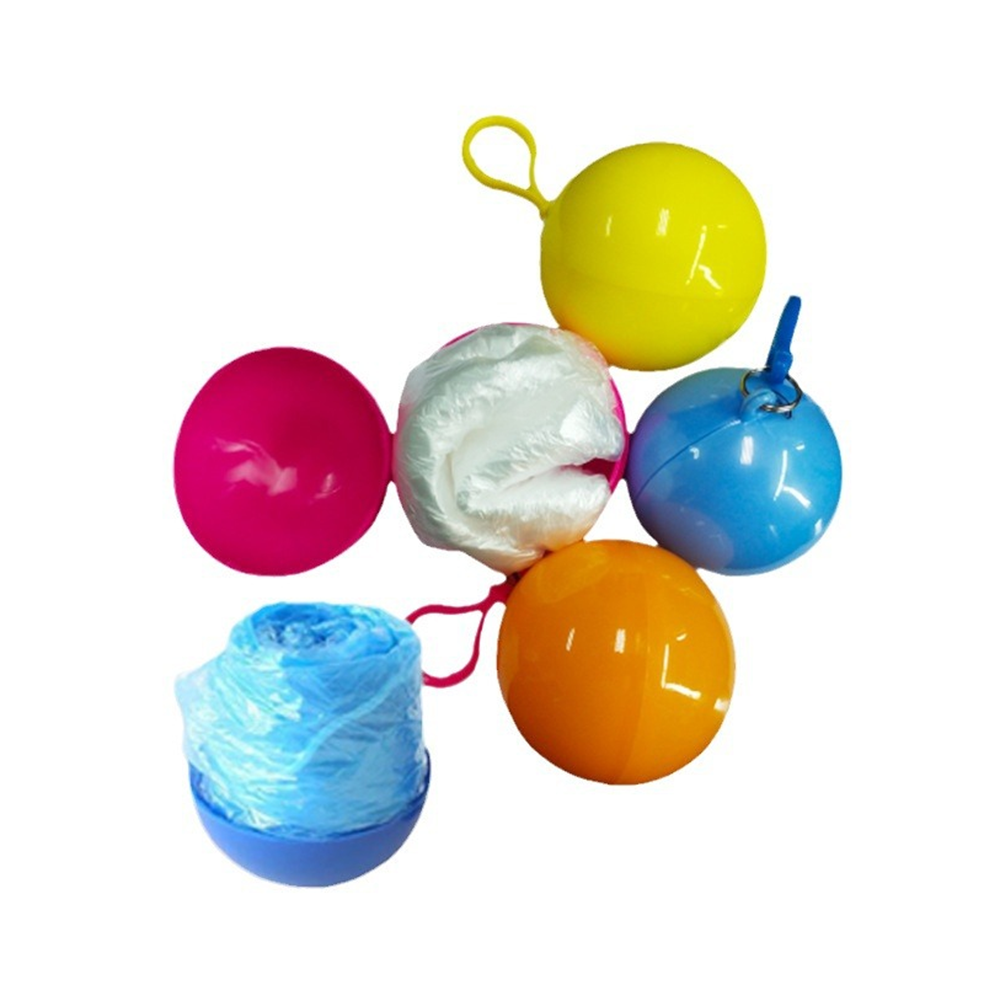 Compact Emergency Rain Poncho Ball 5