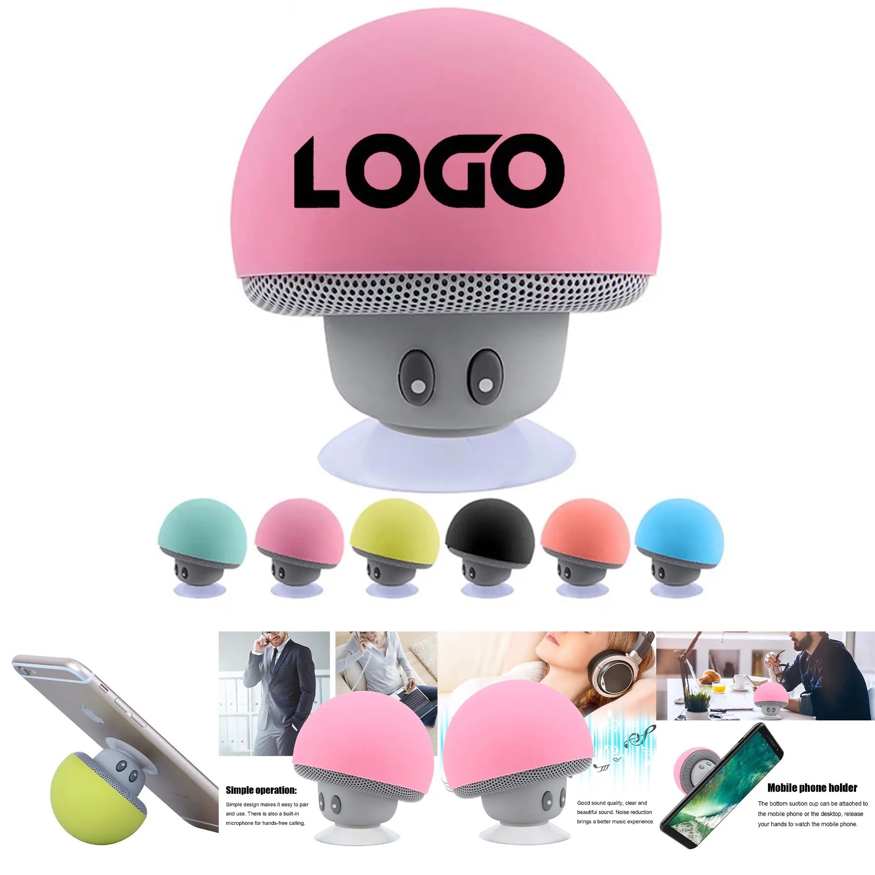 Mini Bluetooth Mushroom Speaker