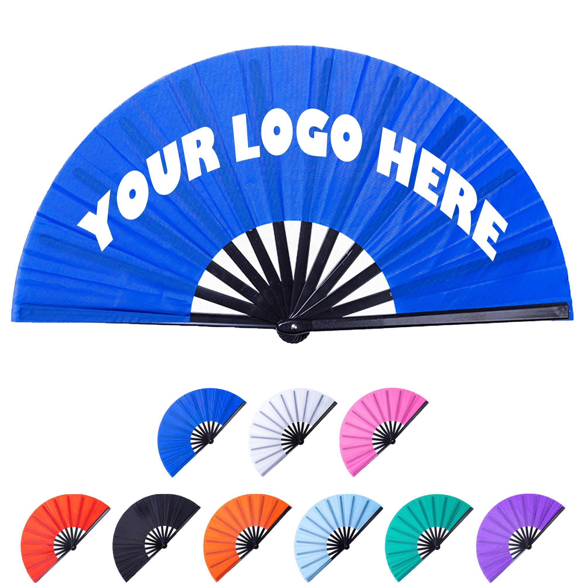 Folding Advertising Hand Fan 4