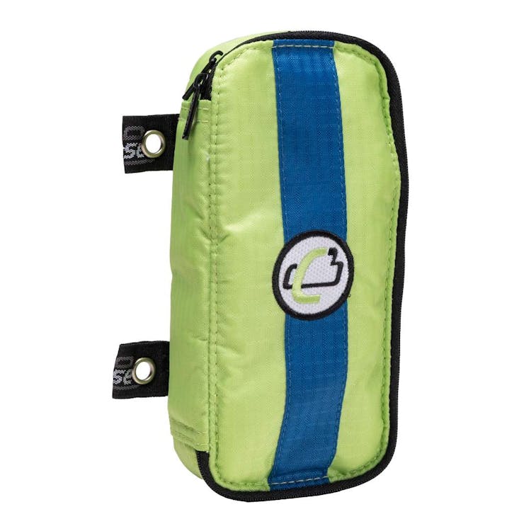 Case-It Pouch Zippered Pencil Case - Lime Green Blue 3