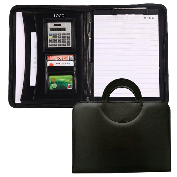 Business Padfolio with Calculator and Writing Pad