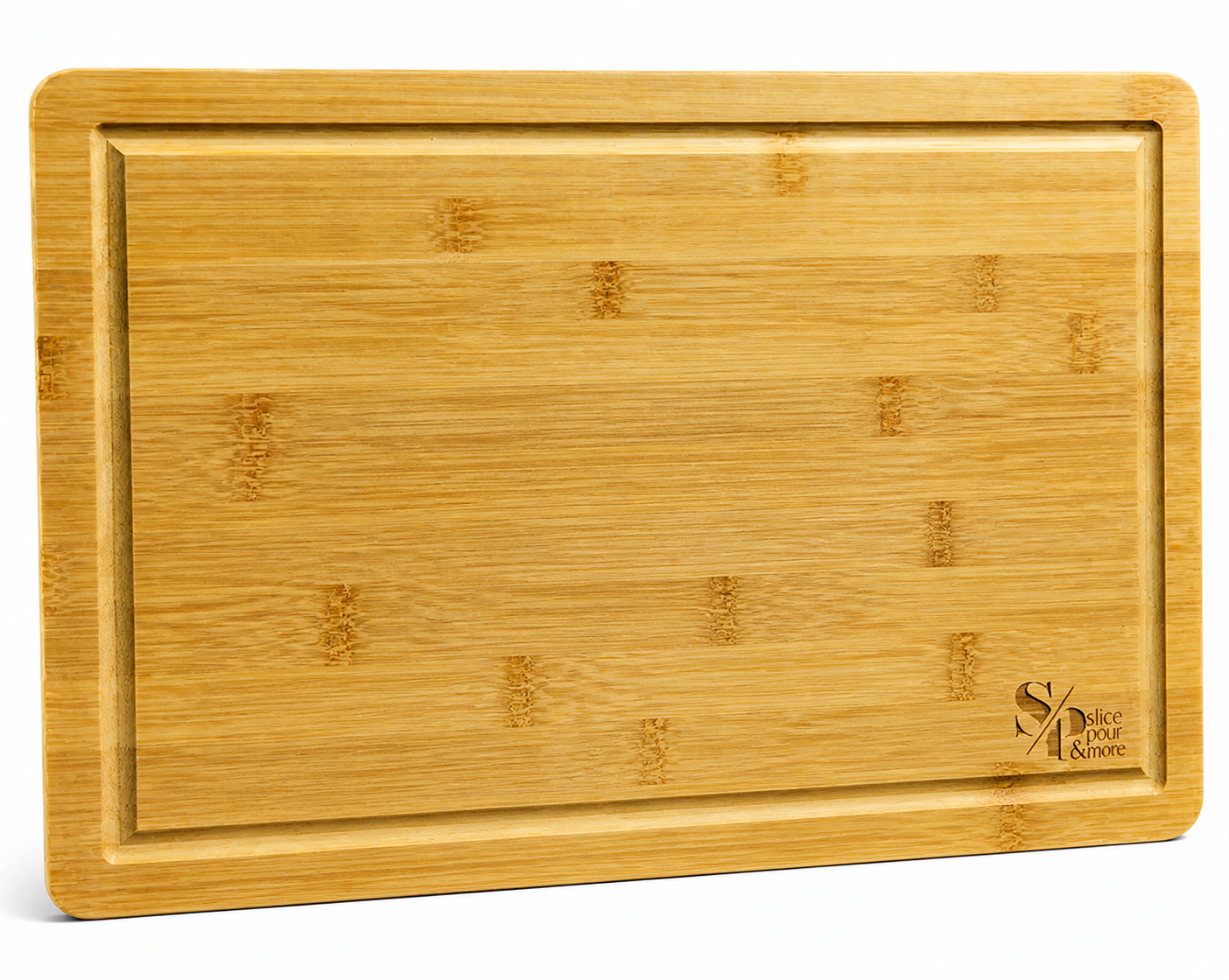 15" x 10" Large Bamboo Cayman Cutting Board