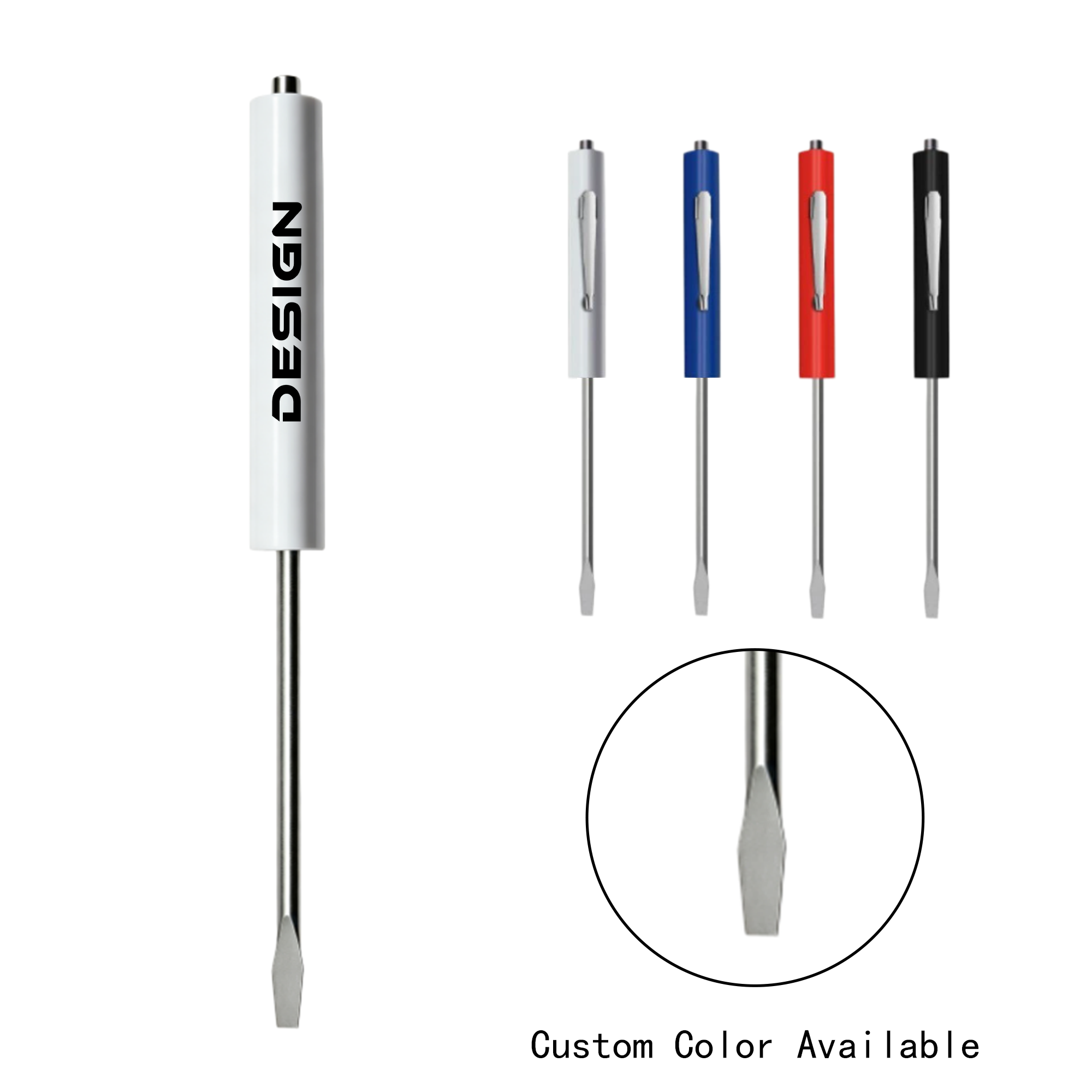 Compact Flathead Pocket Screwdriver Pen 2