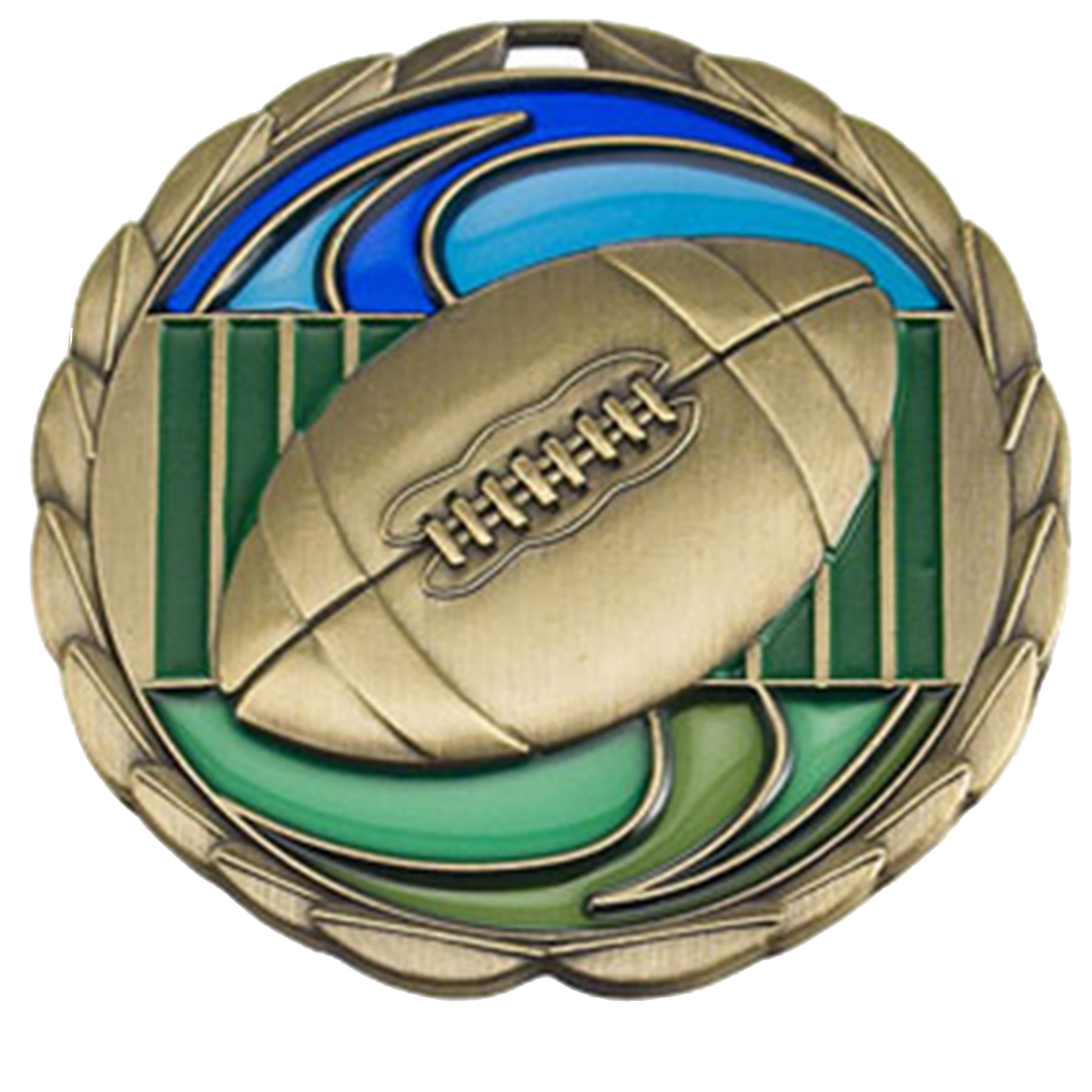 Stock Color Medals: Football
