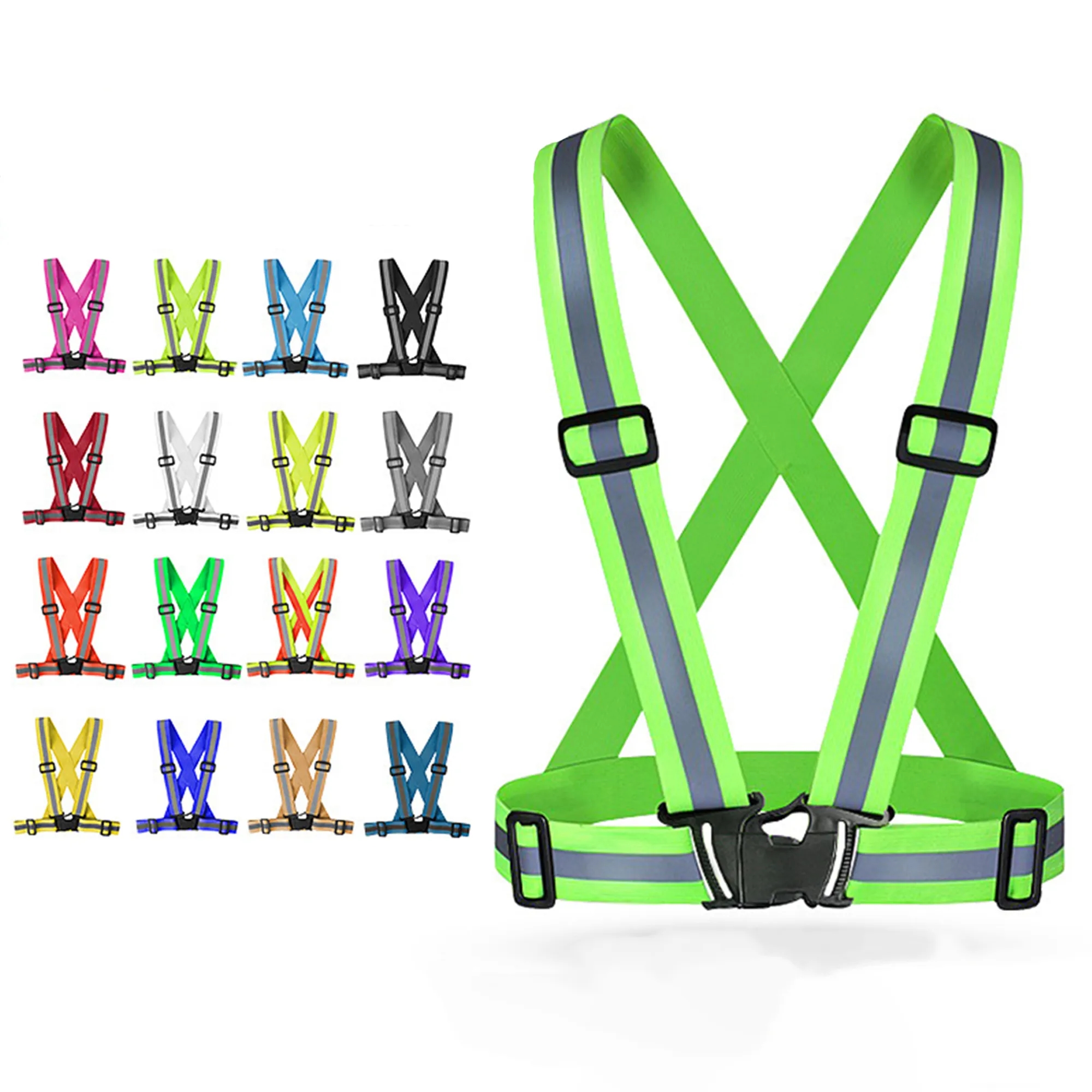 Adjustable Reflective Safety Vest Belt 3