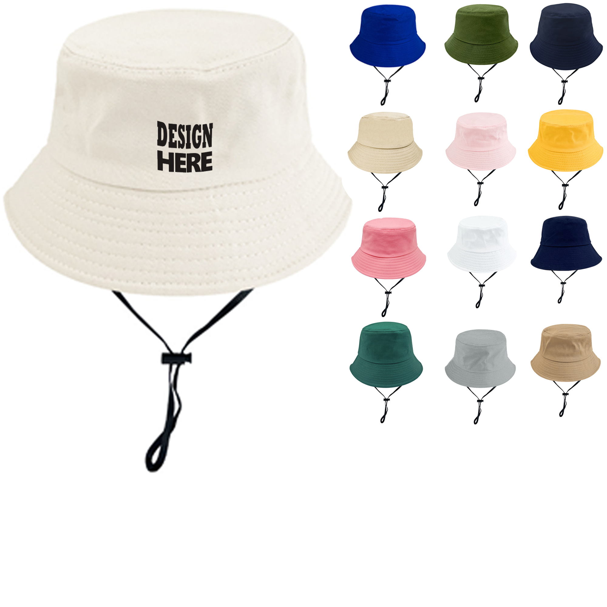 Breathable Cotton Bucket Hat