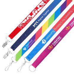 1" Dye Sublimated Lanyard - 3 Day Rush Production