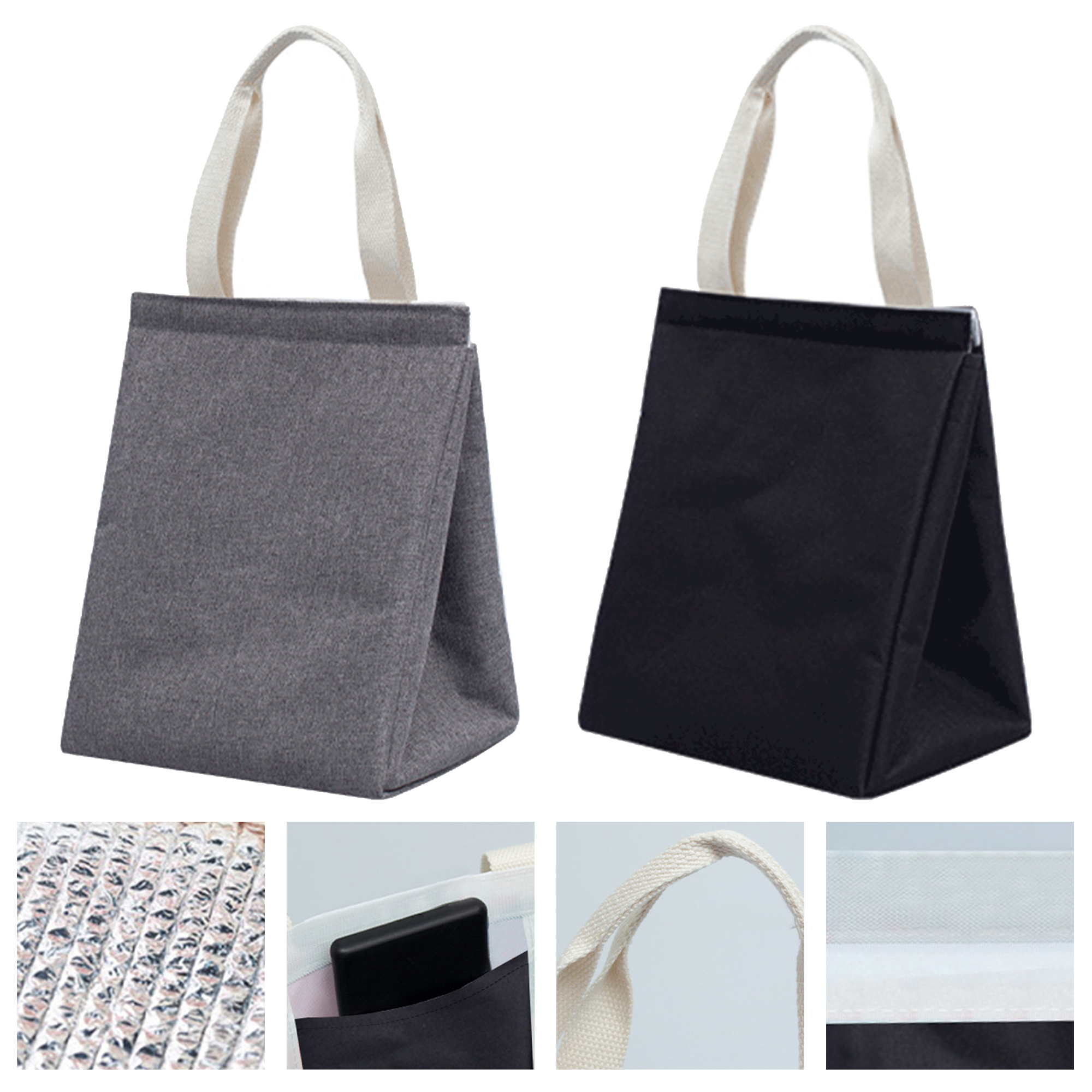 Campus Office Thickened Insulated Oxford Cloth Lunch Box Bag