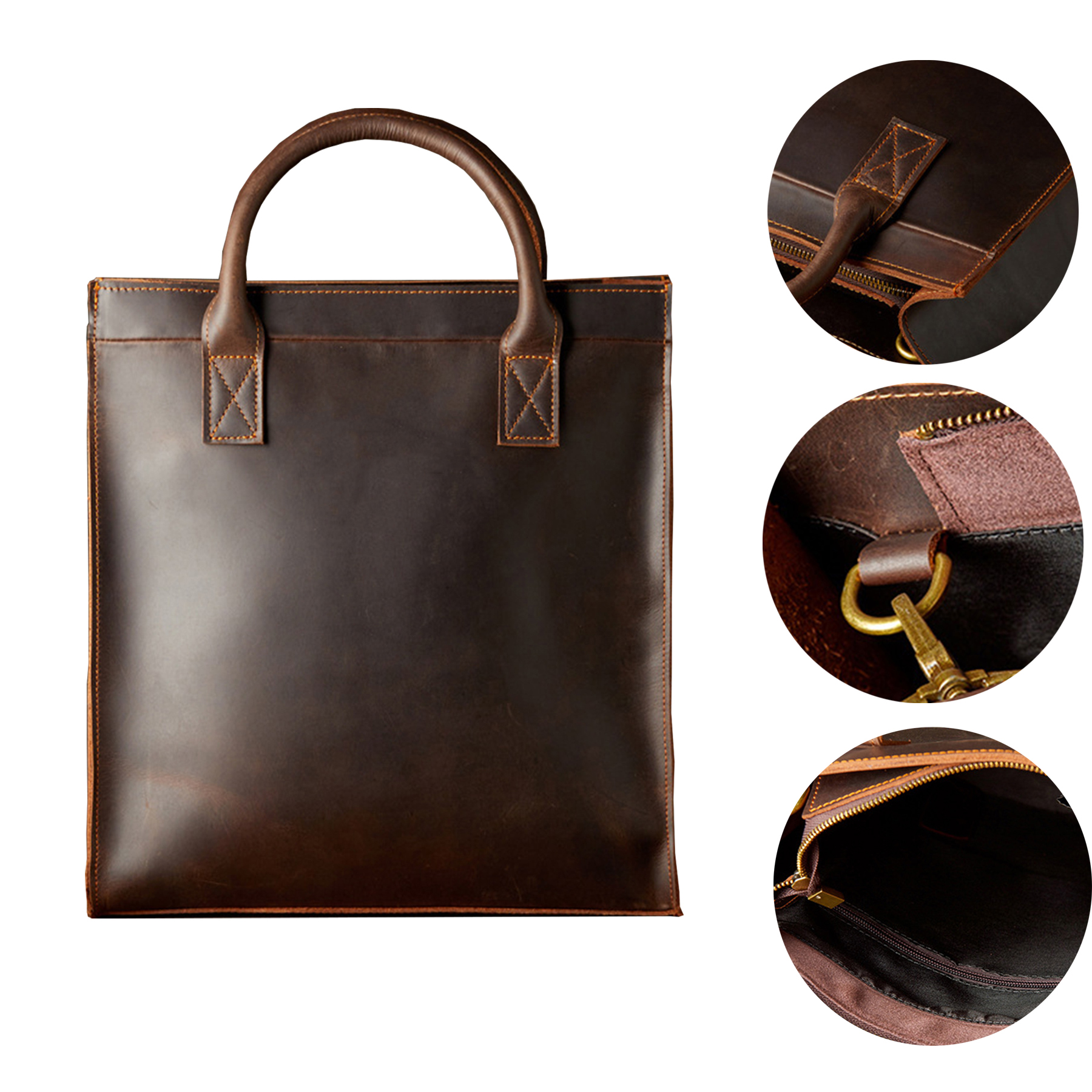 Leather Soft Cotton Tote Bag, custom tote bag with logo imprint 11