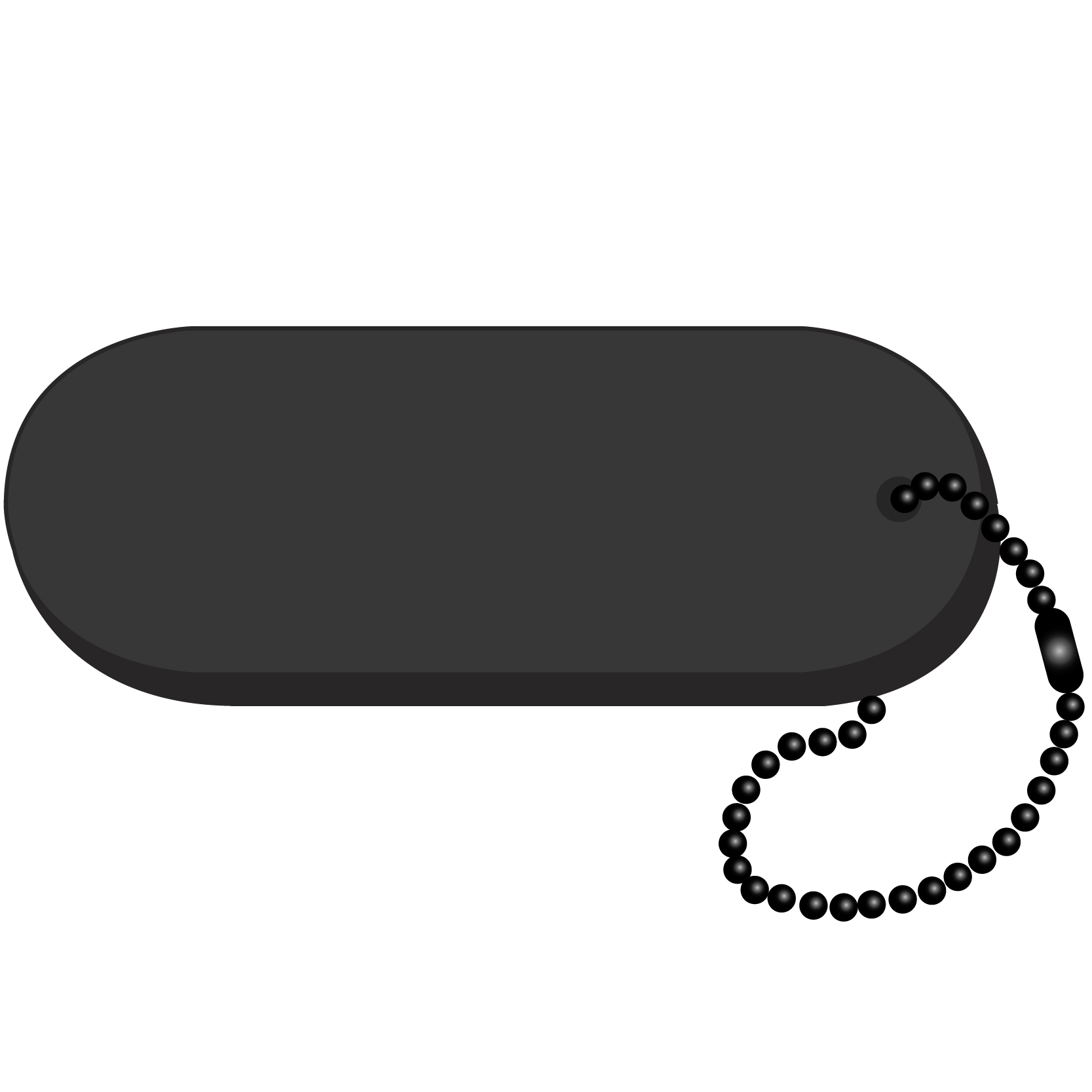 Oval - Large Key Tag 31