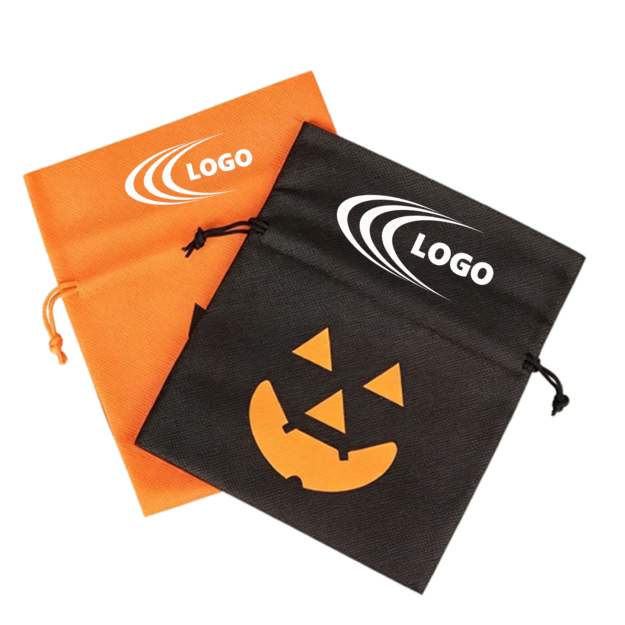 MOQ 50 Non Woven Halloween Drawstring Candy Bag 5
