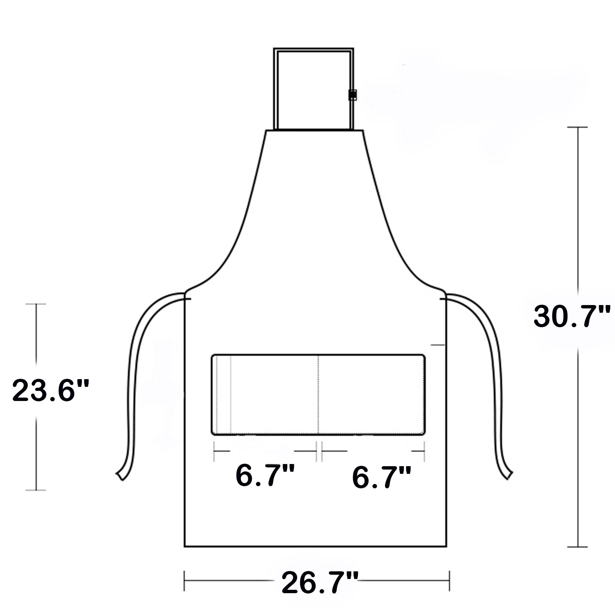 Kitchen Apron w/ Custom Imprint & Pockets MOQ 50 PCS 3