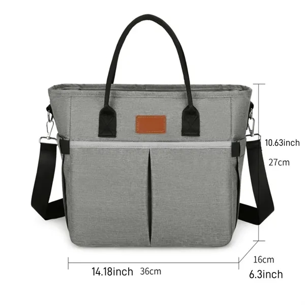 Lunch Cooler Tote with Drinks Holder for Adults 10