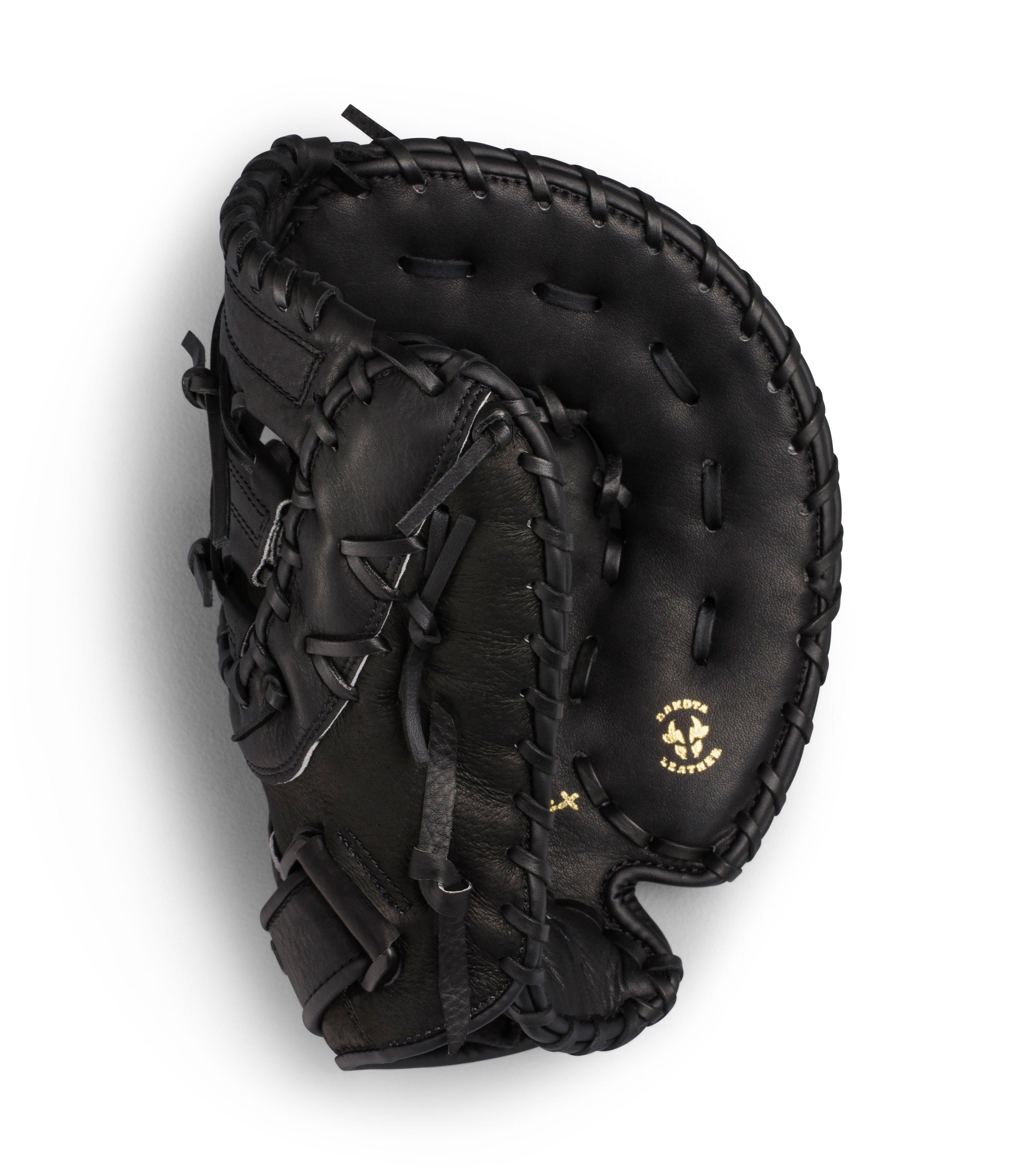 Prospect Series Youth Baseball First Base Mitt 12.5", Full Grain Leather 12