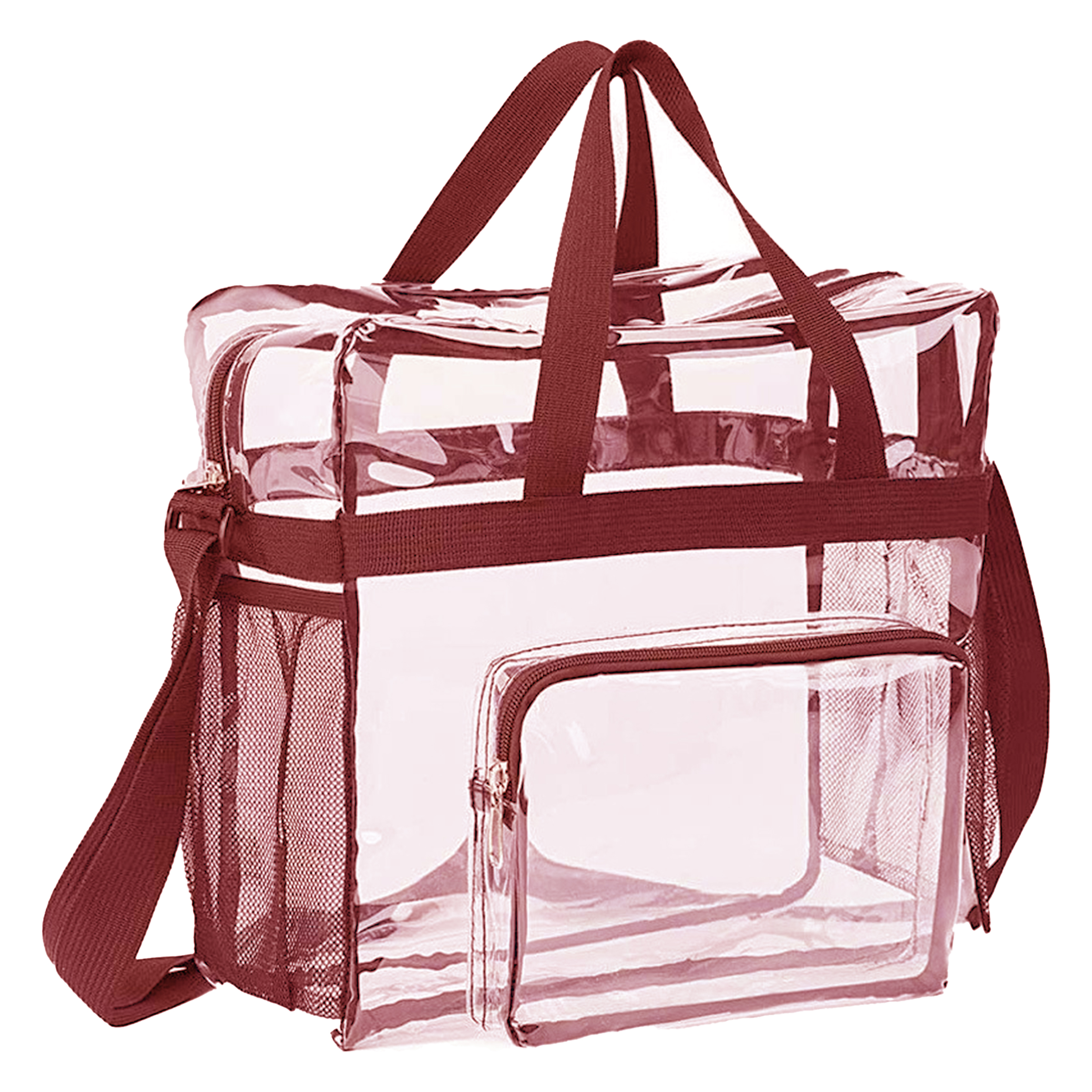 Pvc Clear Shoulder Bag With Reinforced Straps For Easy Access 10