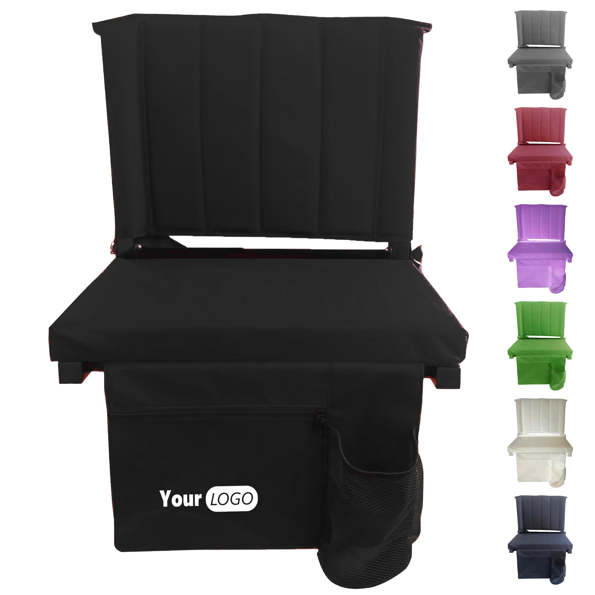 Oxford Portable Folding Stadium Chair ®C Backrest For Comfort