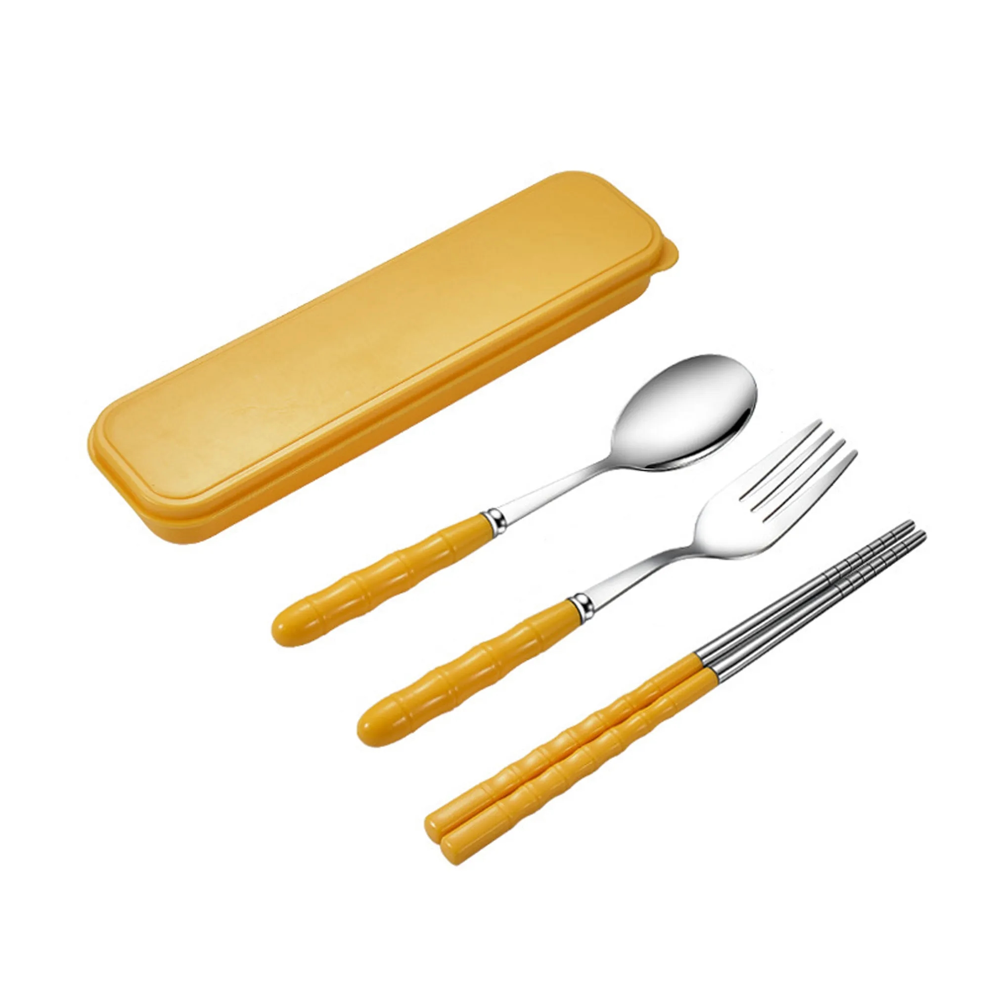 Stainless Steel Wheat Straw Cutlery Set 16