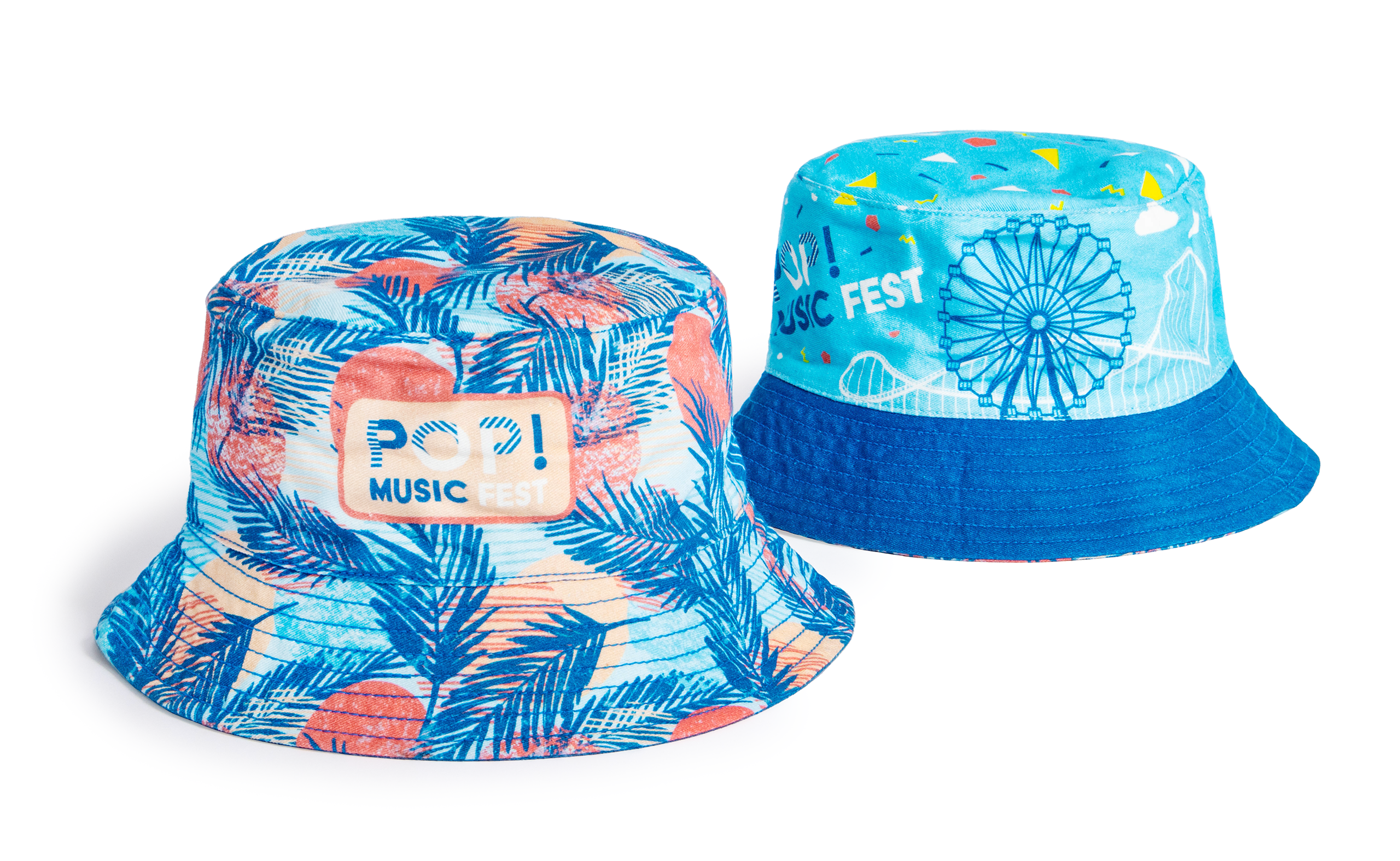 Reversible Cotton Bucket Hats 4