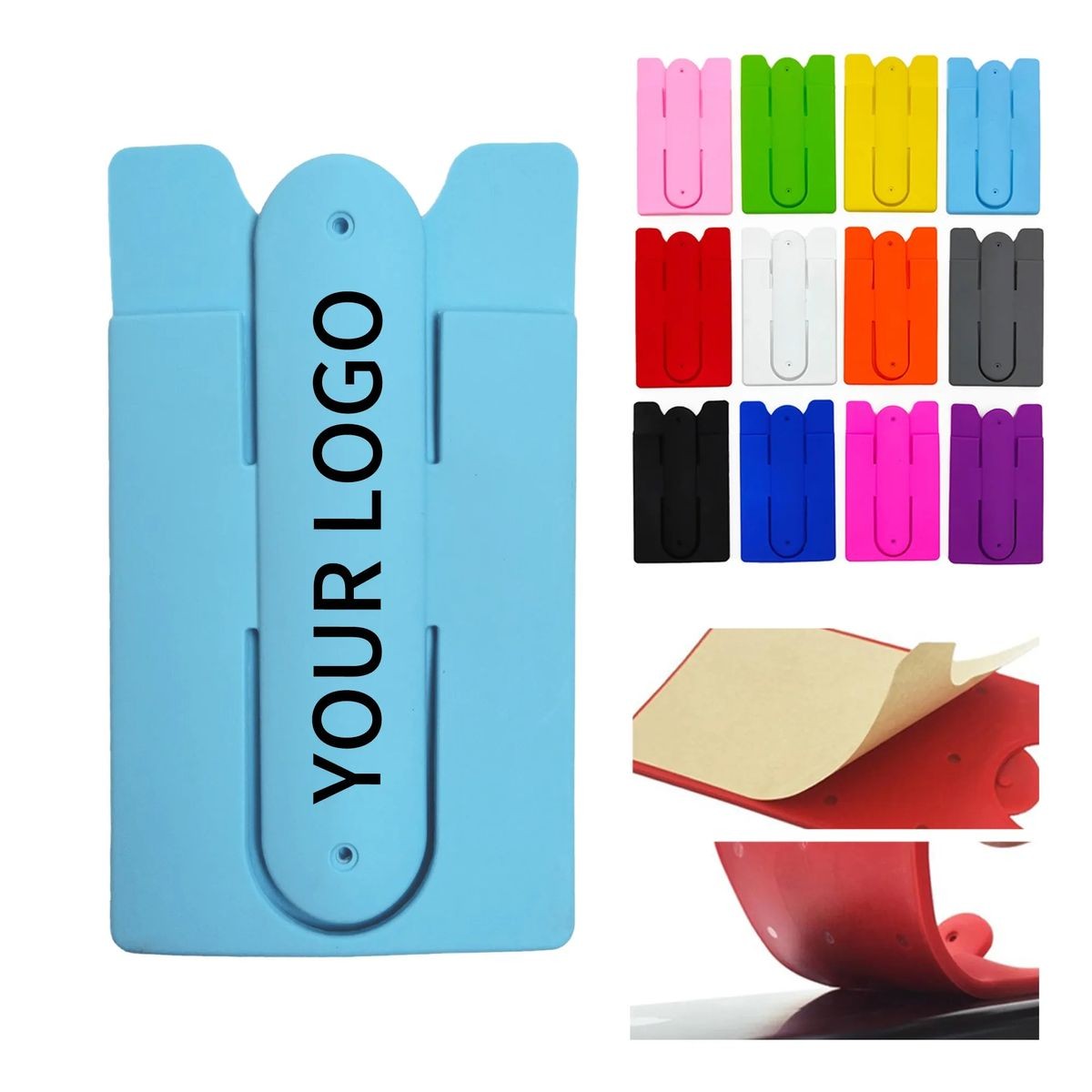 Universal Stick On Wallet for Mobile Use