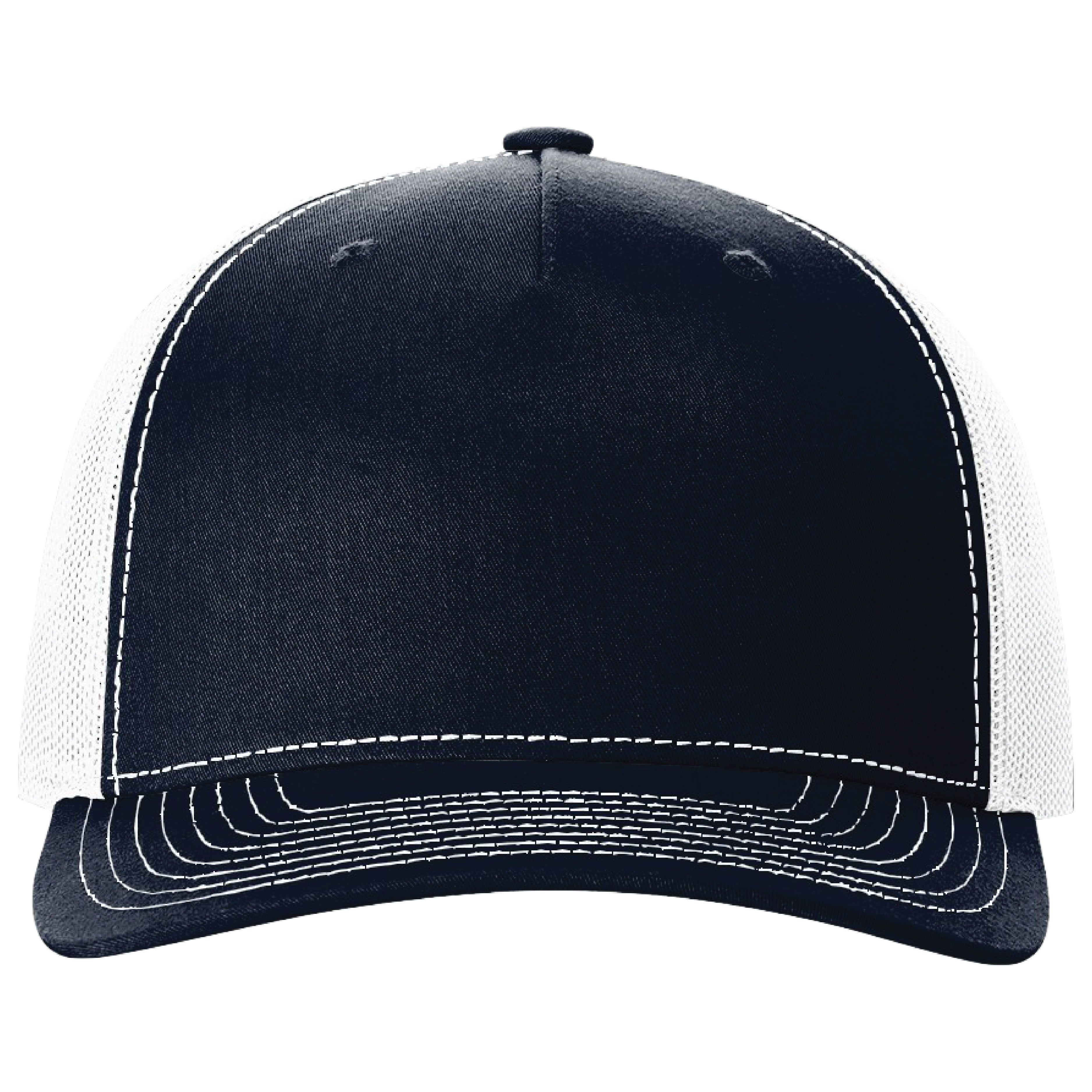 Richardson 112FP 5-Panel Snapback Trucker Hat w/Leatherette Adhesive Patches or Embroidery 81