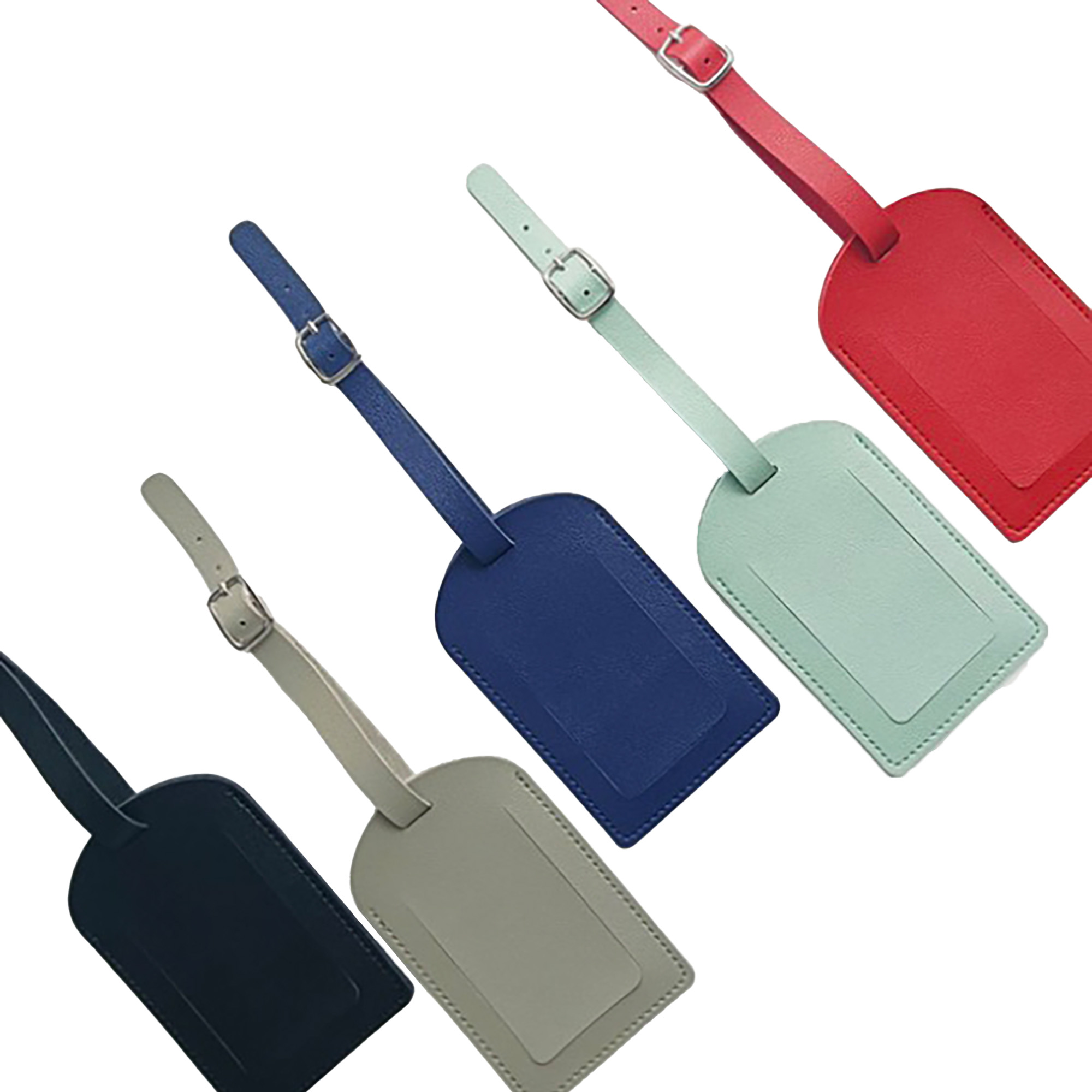 PU Leather Luggage Tags Bag Tags 5