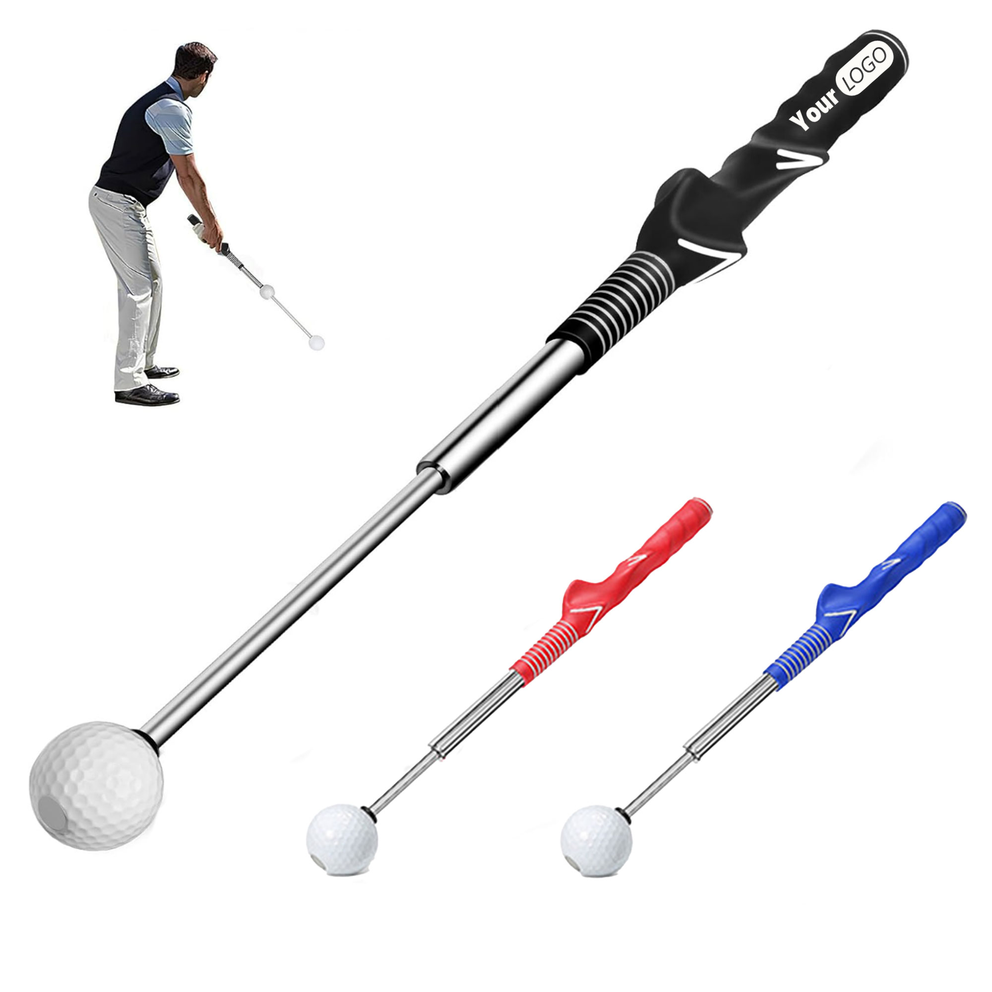 Telescopic Warm Up Golf Swing Trainer 4
