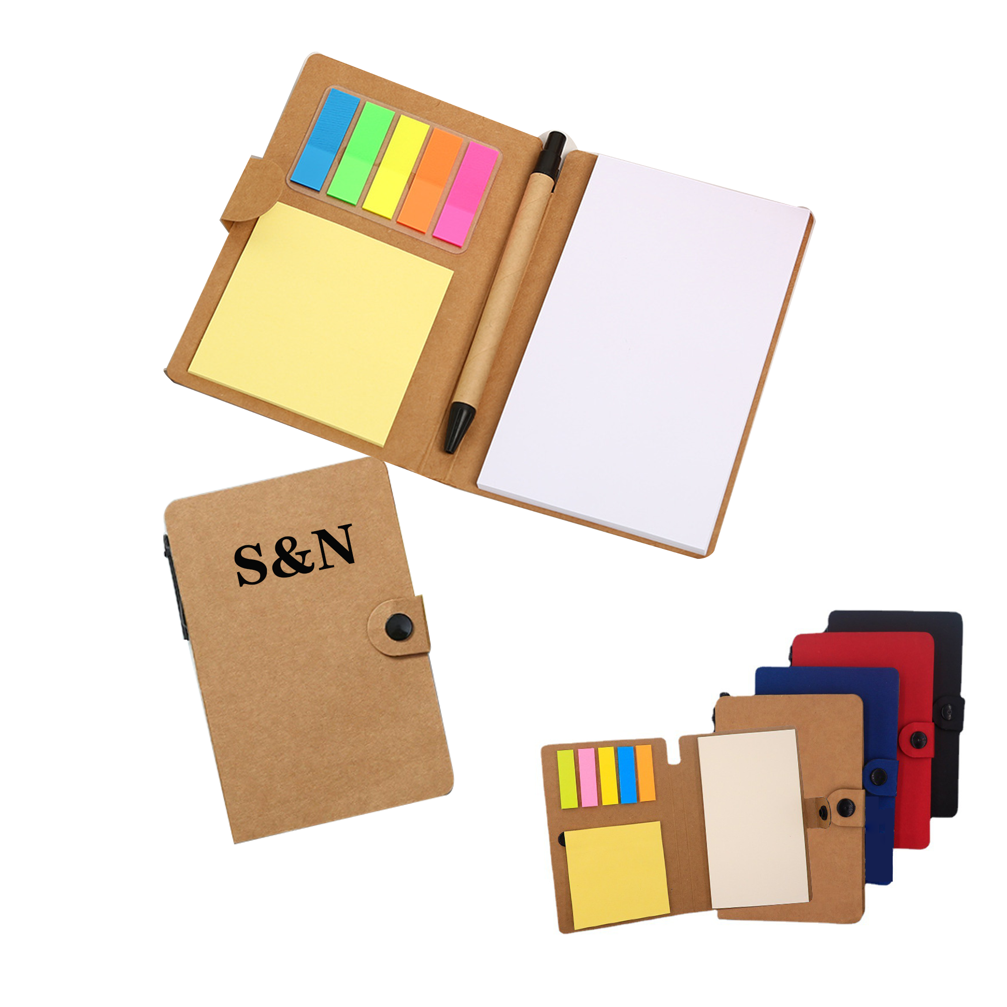 Portable Sticky Notes With Pen 5