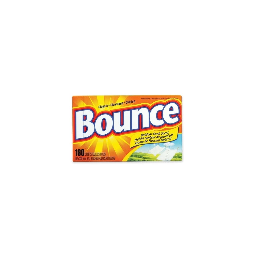 Bounce Dryer Sheets - Outdoor Fresh Reduces Static 160 Sheets 1