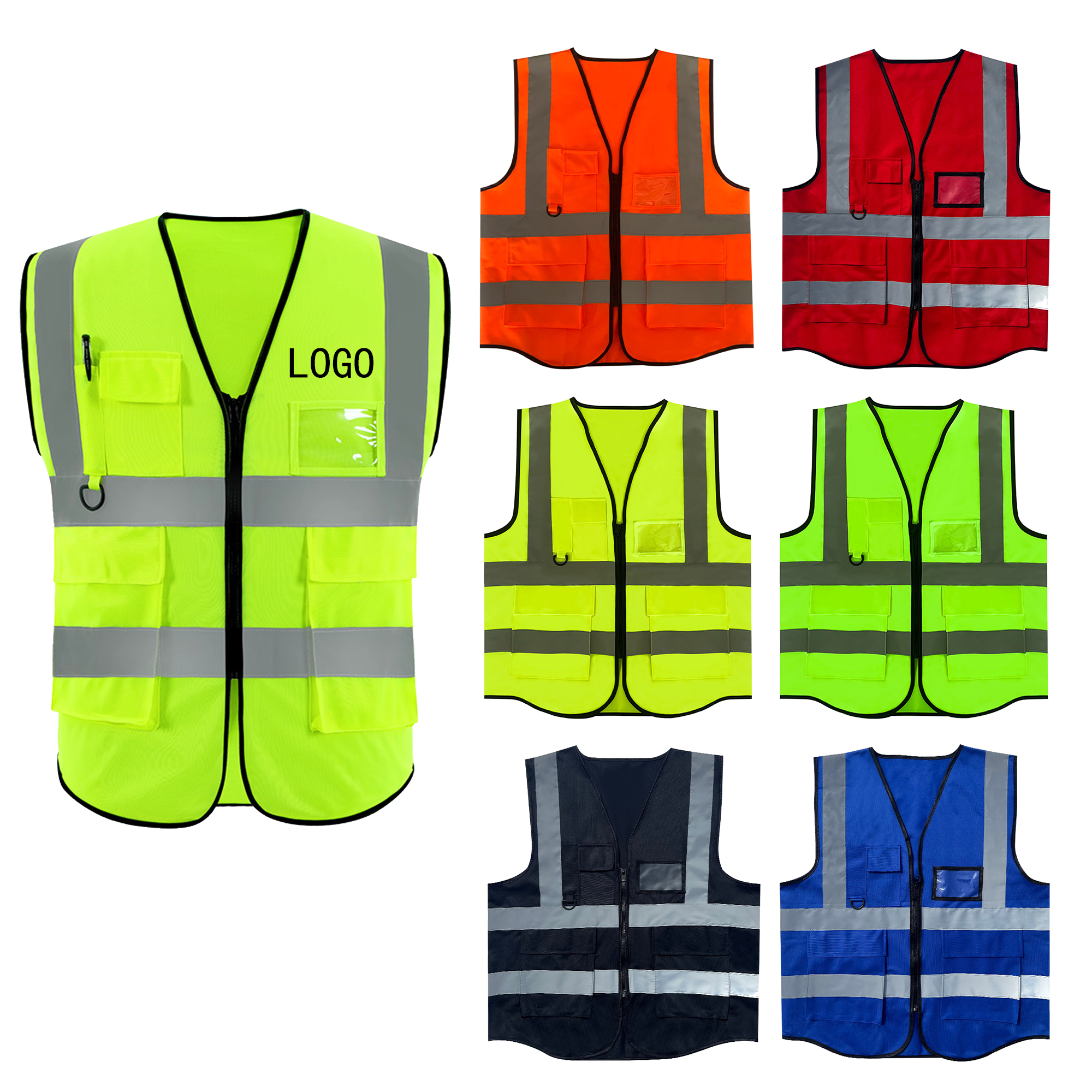 Comfortable Safety High Visibility Reflective Vest 5