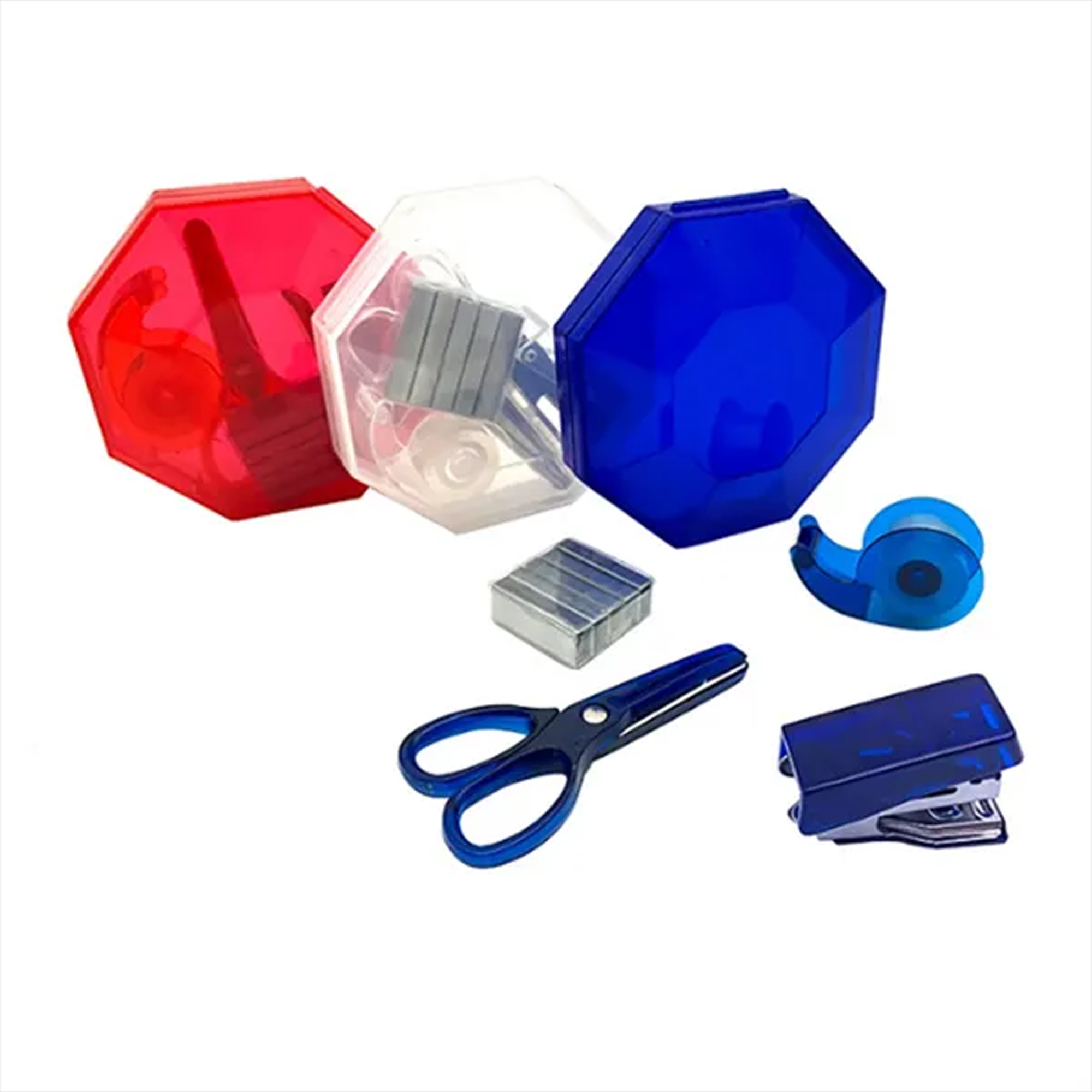 Minimalist Transparent Desk Set ?C Neat & Modern 9