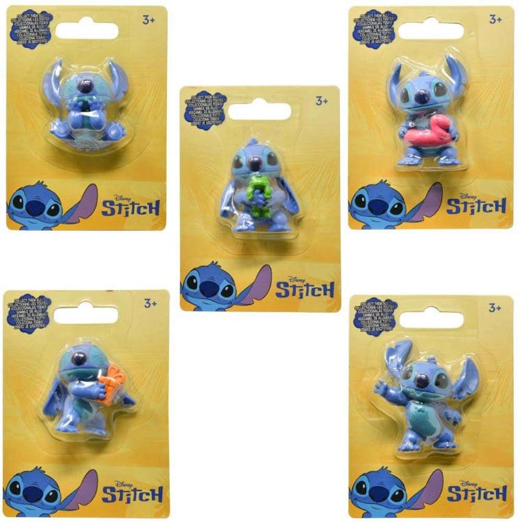 Stitch Action Figure - Five Assorted 2" 3