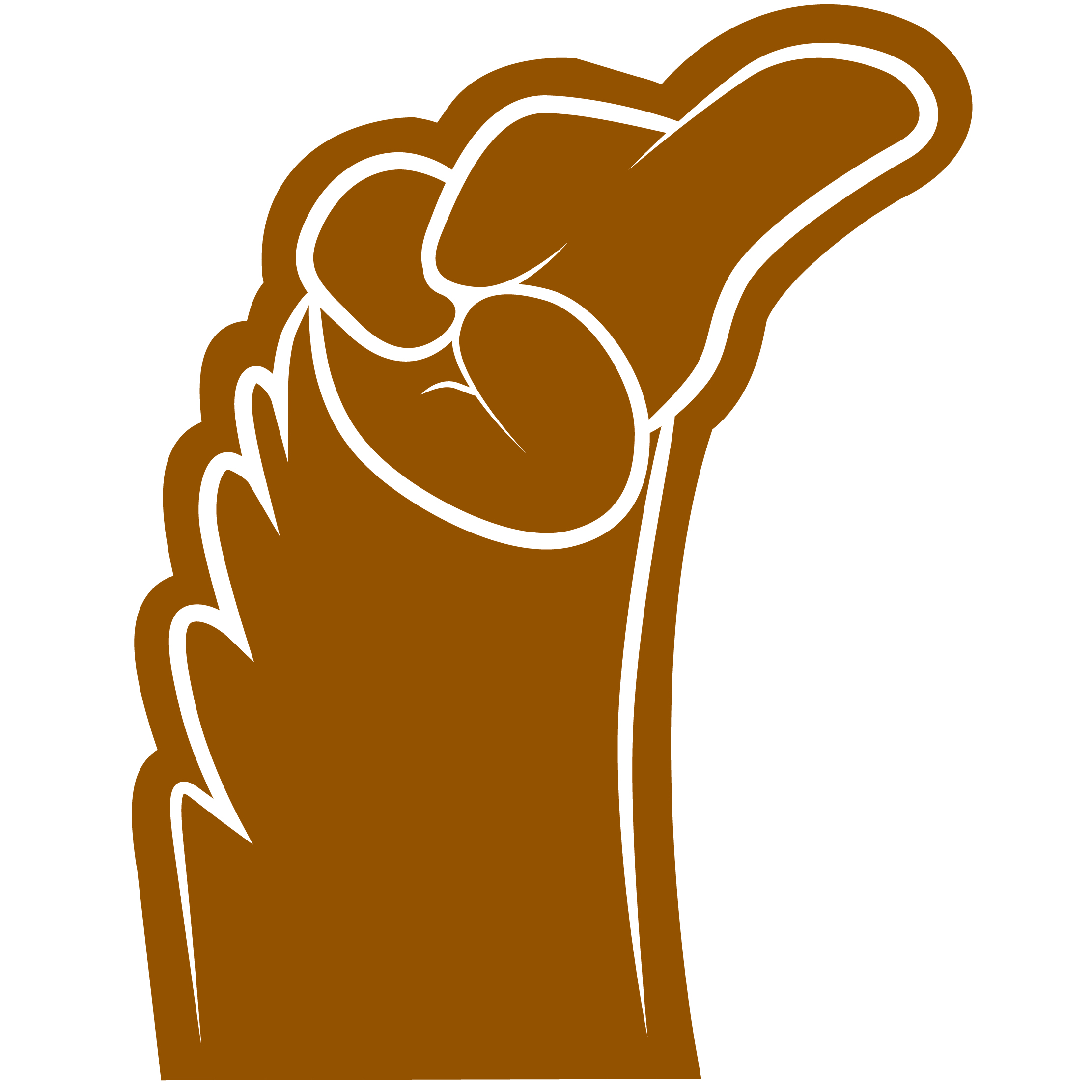 #1 Mascot Hand 72