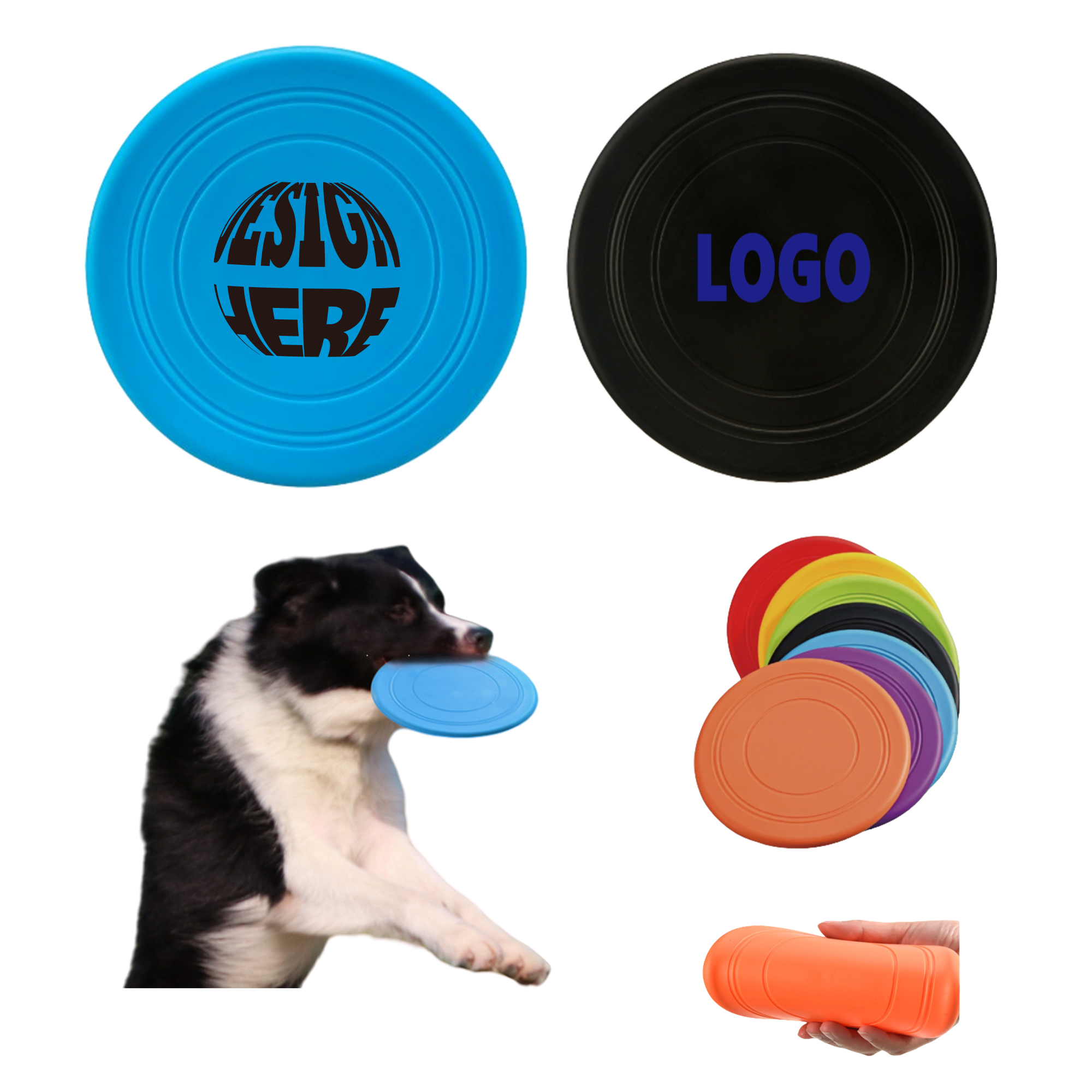 Dog Flying Disc Flyer Toys MOQ50 3