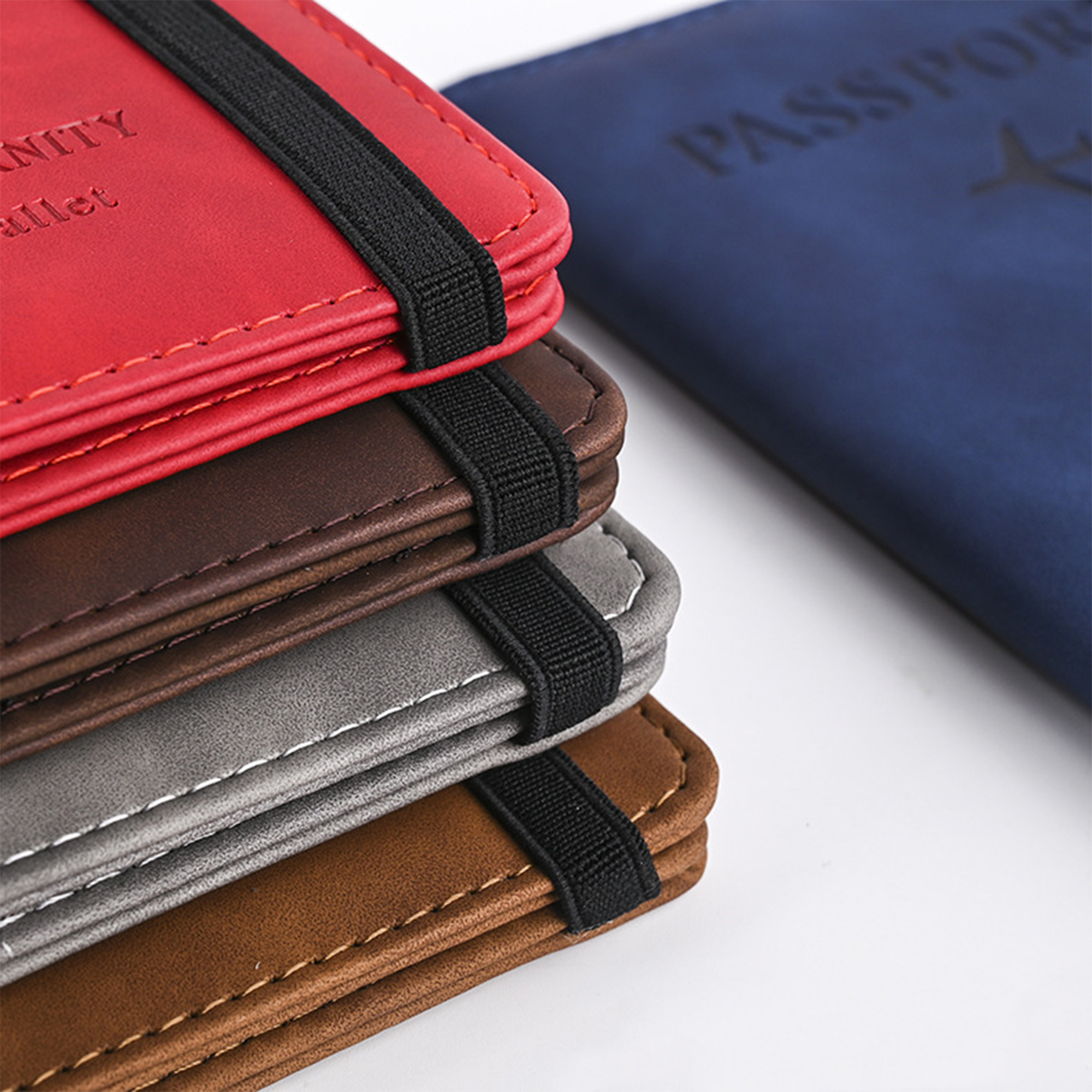 RFID Blocking Passport Bag with Wristlet Multi-slot 10