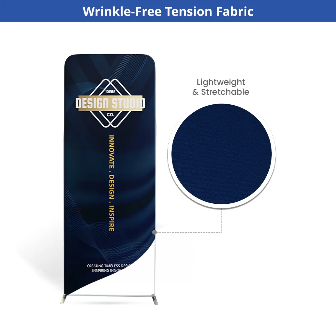 16.4x16.4ft Magnetic Modular Fabric Displays - Island Shape 16
