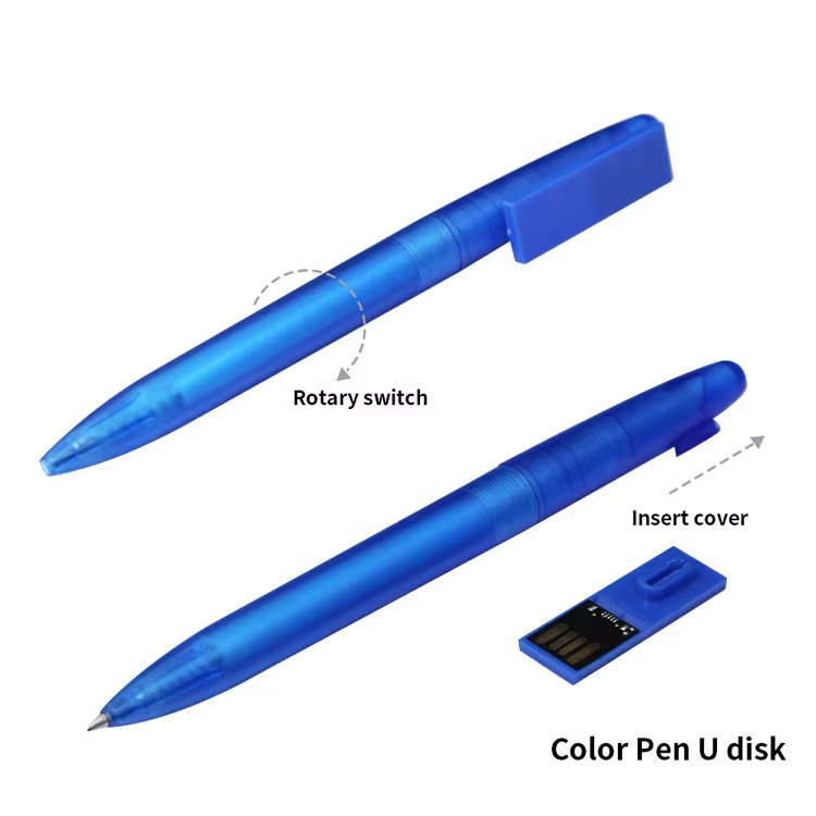 Plastic Ballpoint Pen With 8GB USB Drive 7