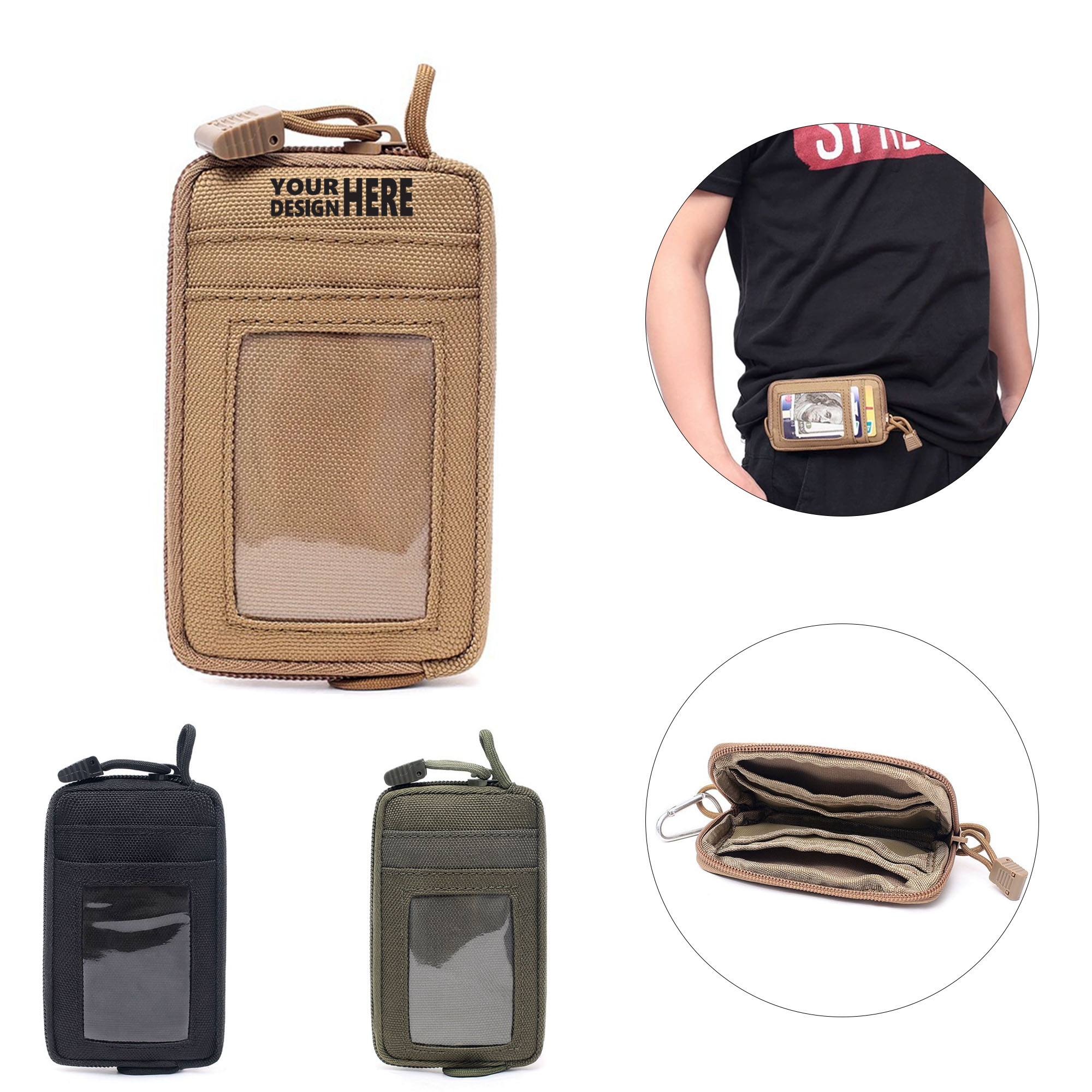 Outdoor Travel Multifunctional Card Mini Waist Bag 2