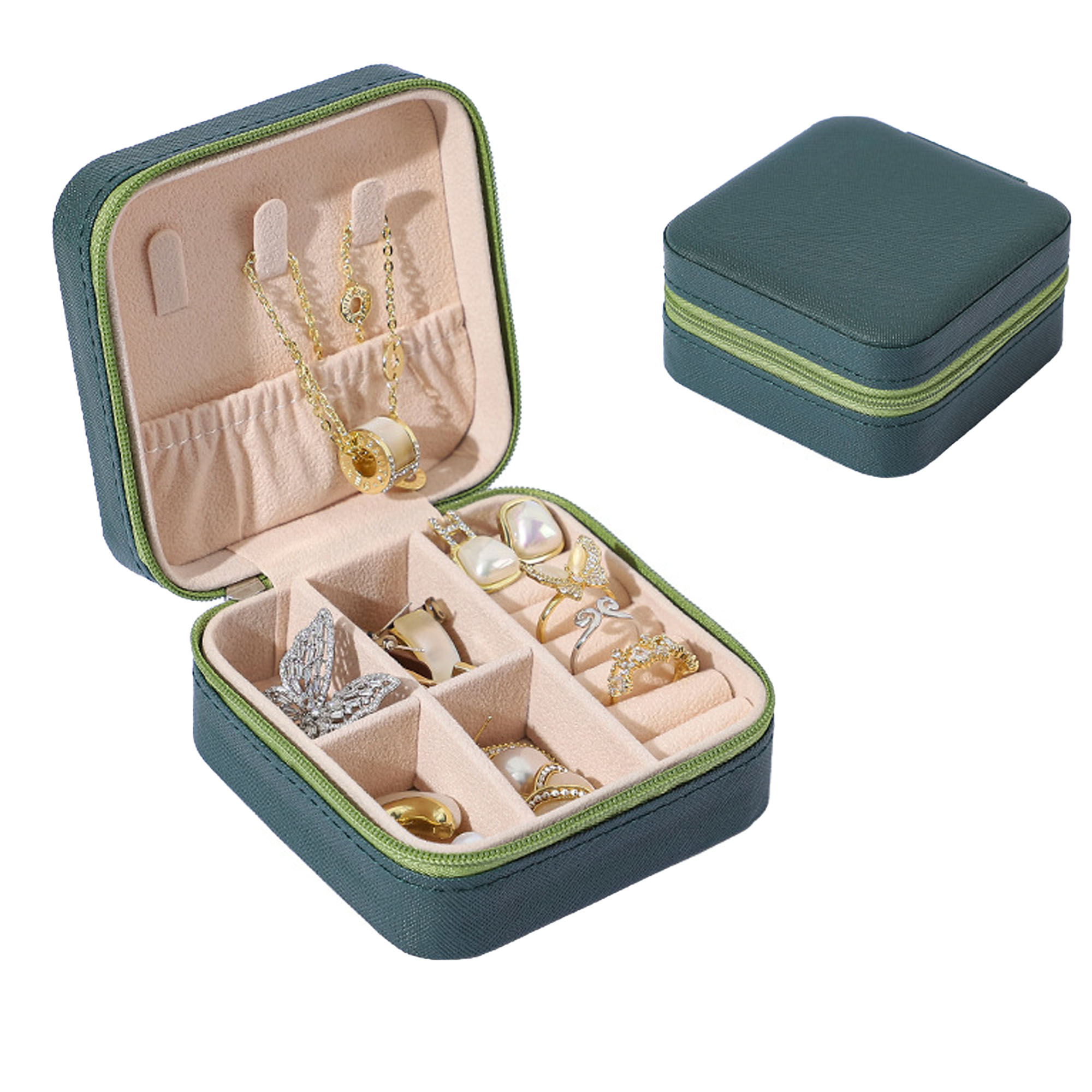 Jewelry Travel Case PU Leather 7