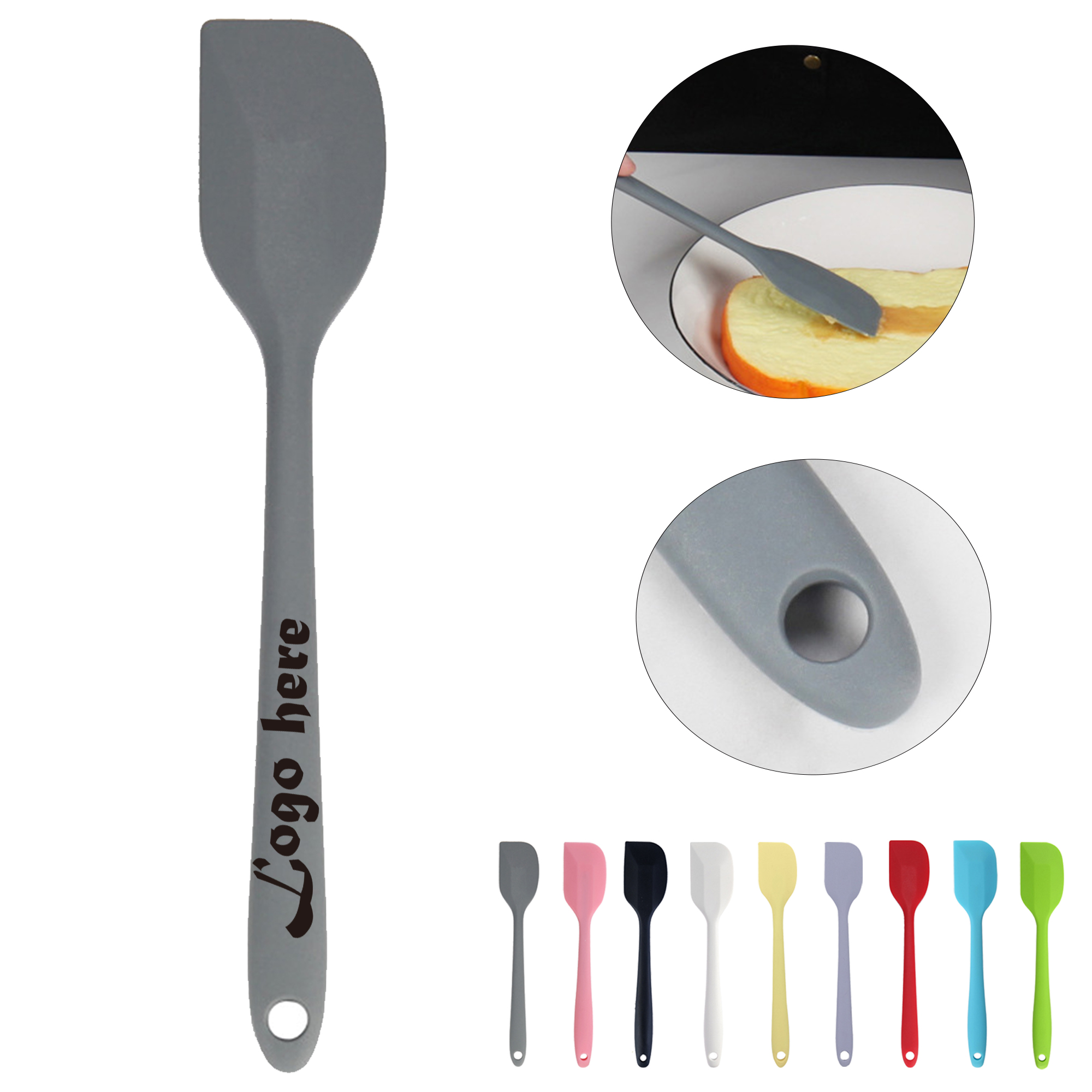 Integrated Silicone Cake Scraper 18