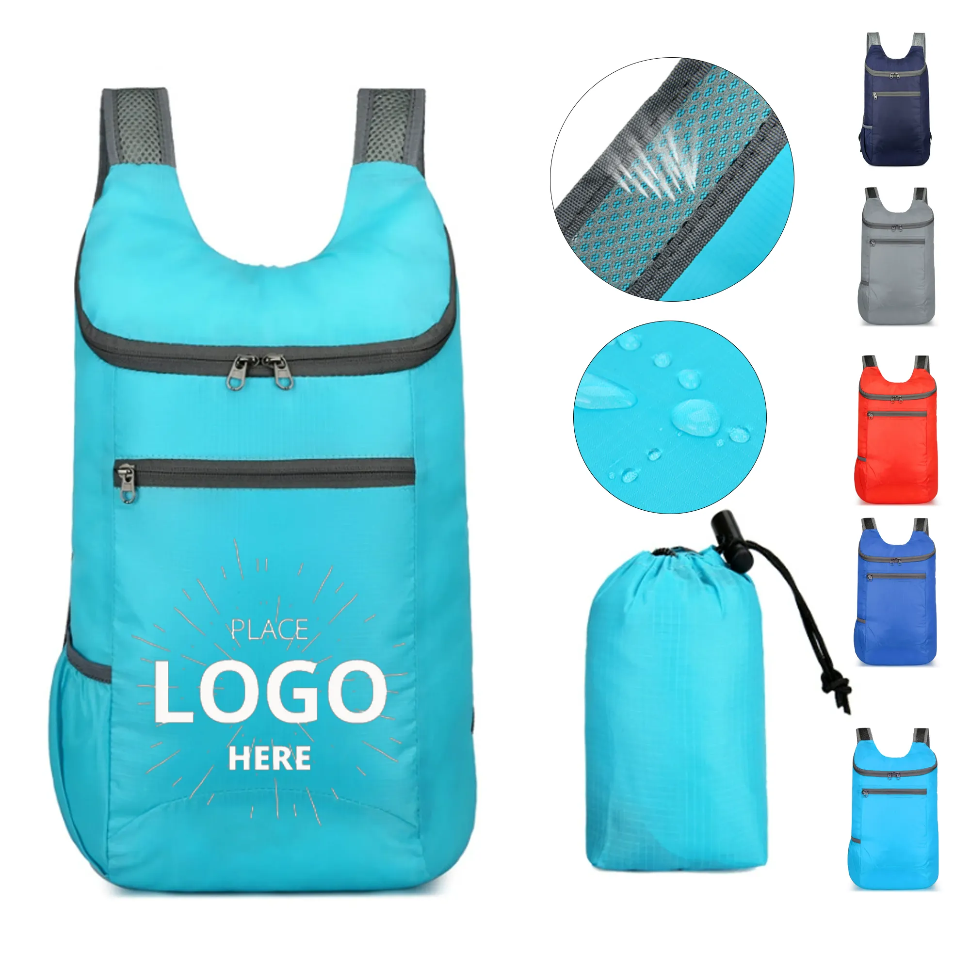Oxford Cloth Lightweight Packable Hiking Backpack