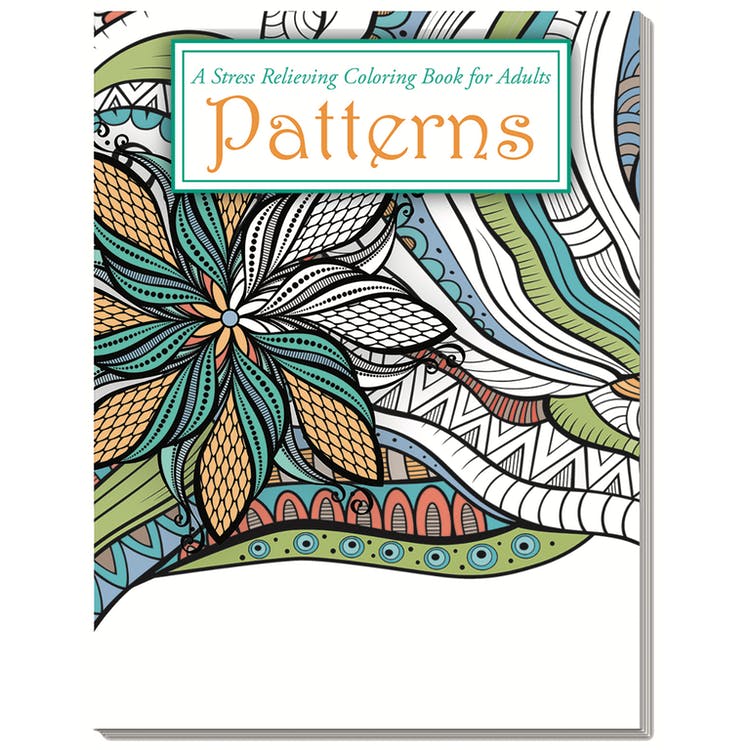 Adult Coloring Books - 24 Pages Patterns 1