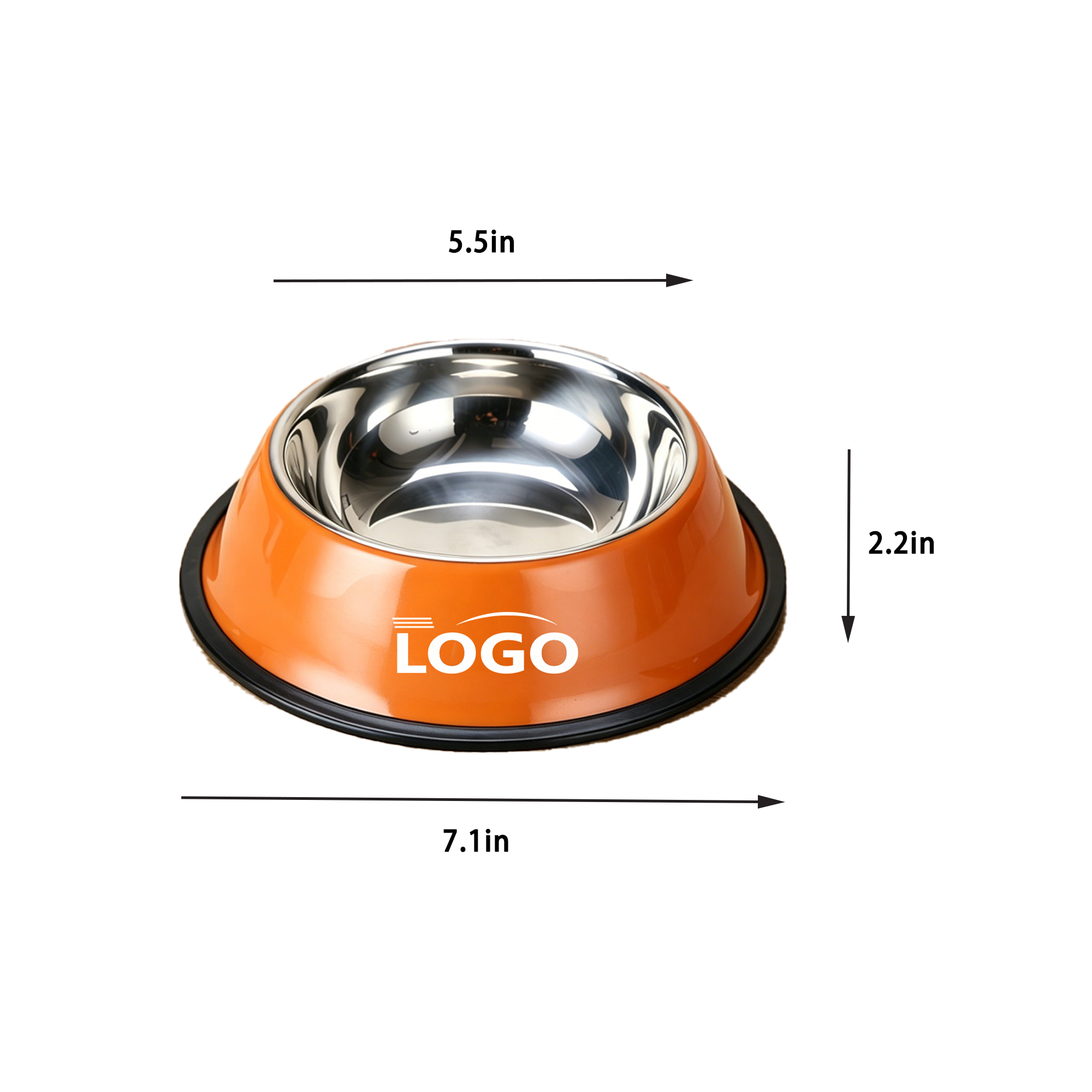 Heavy Duty Stainless Steel Dog Cat Bowl 6